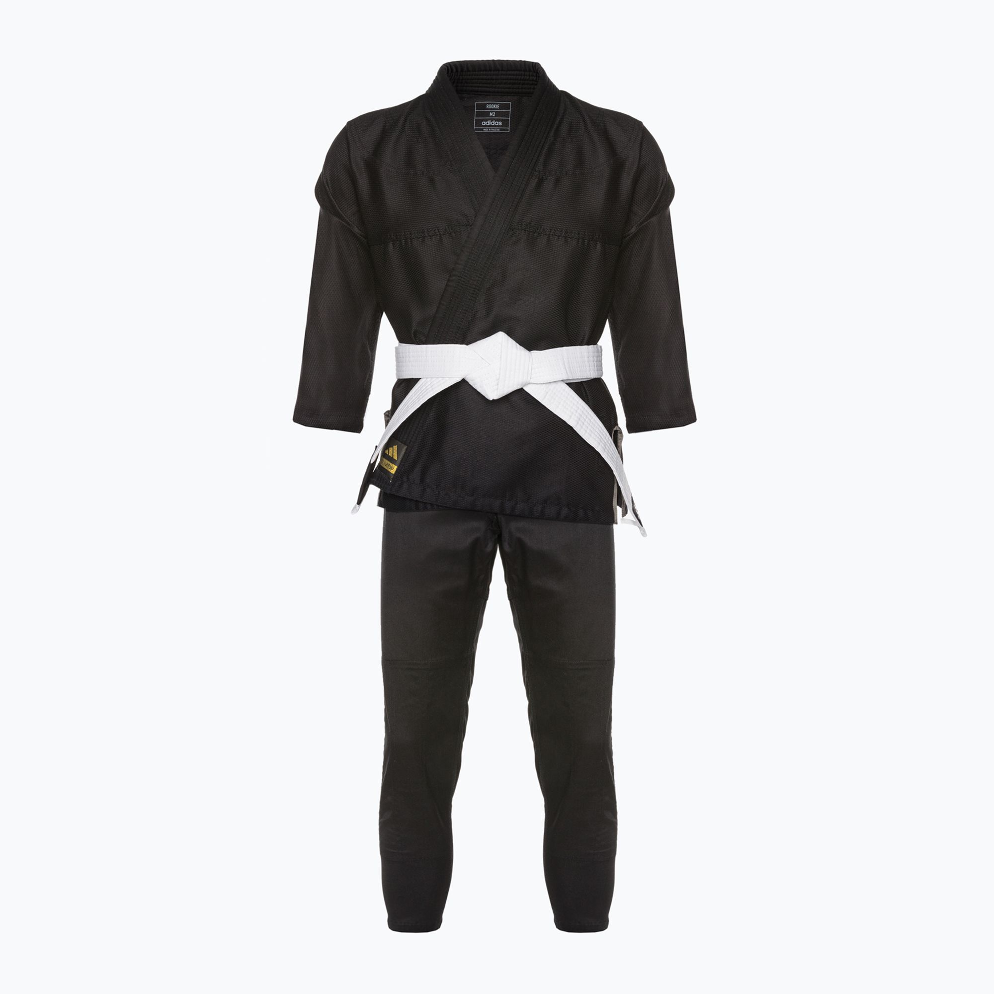 GI do brazylijskiego jiu-jitsu dziecięce adidas Rookie black/gold 