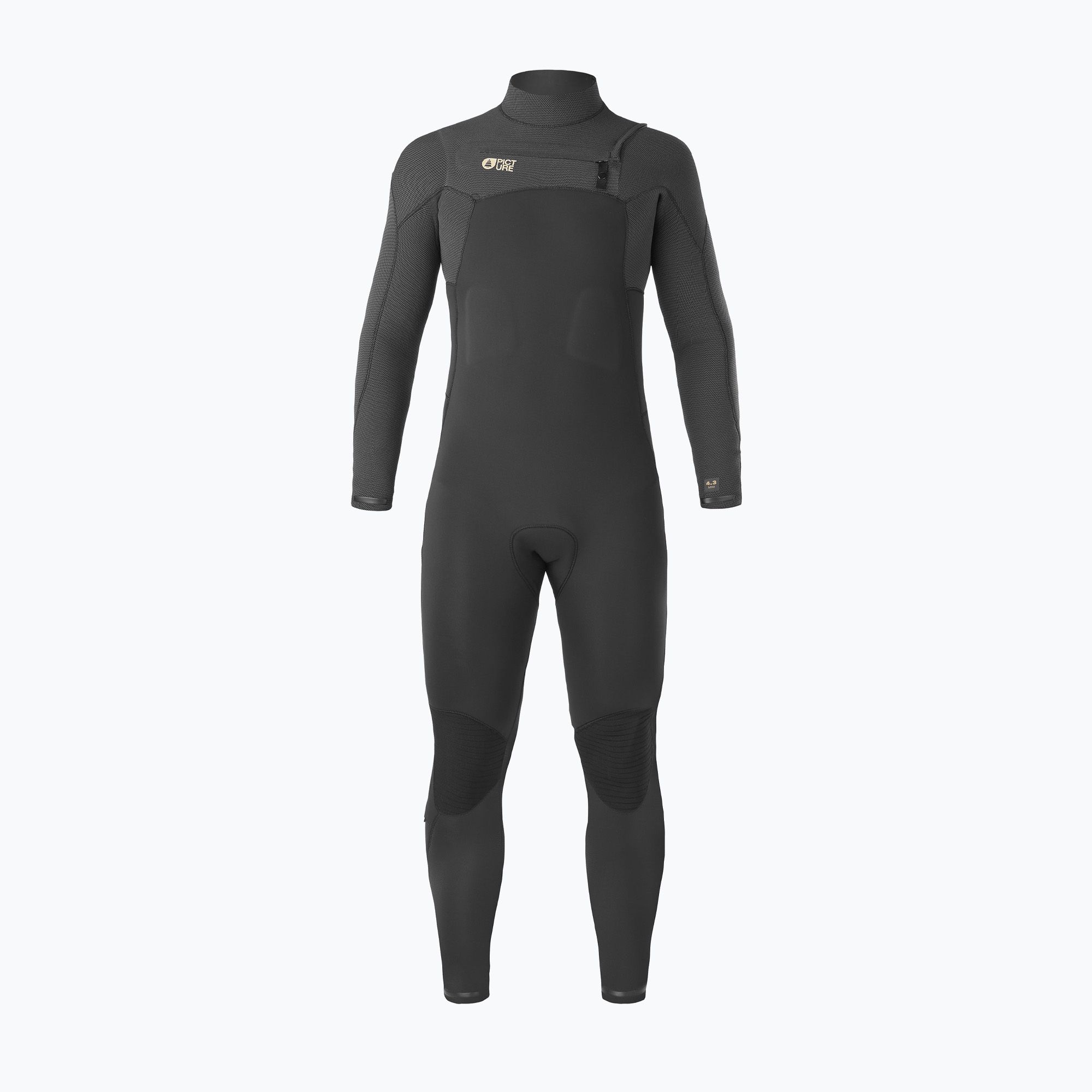 Pianka do pływania męska Picture Equation Flexskin 4/3 mm Front Zip black 