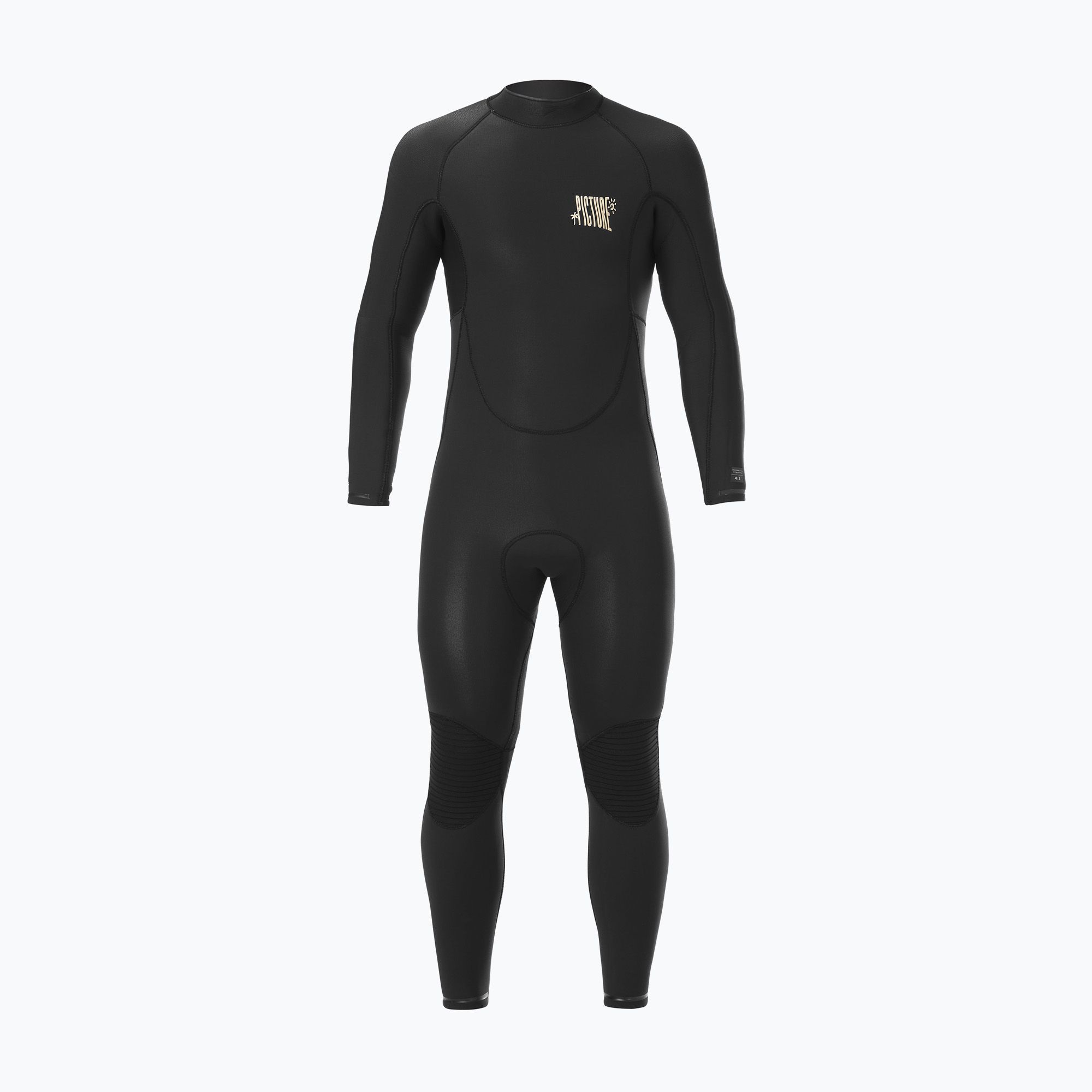 Pianka do pływania męska Picture Equation 4/3 mm Back Zip black 