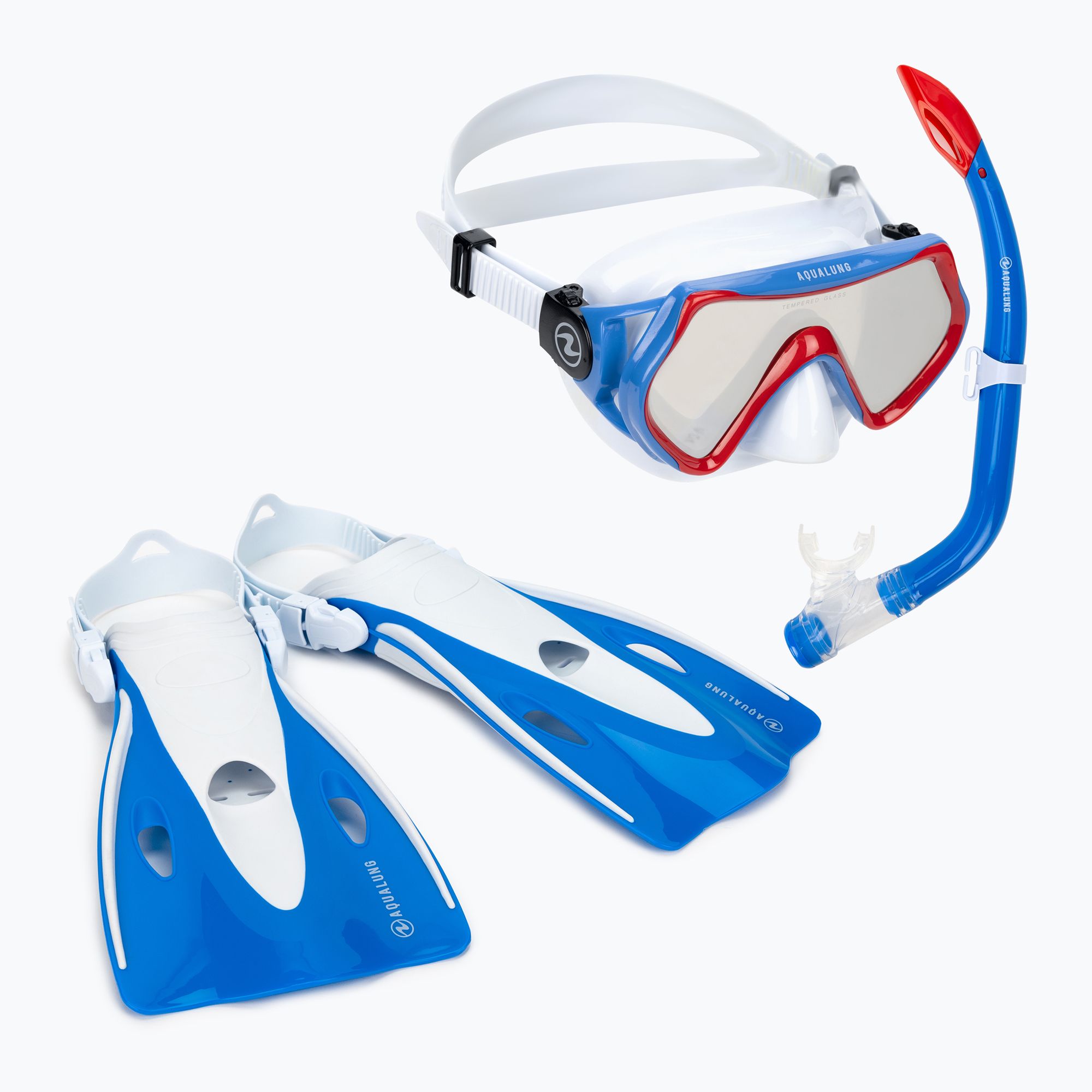 Zestaw do snorkelingu dziecięcy Aqualung Hero Set white/blue 