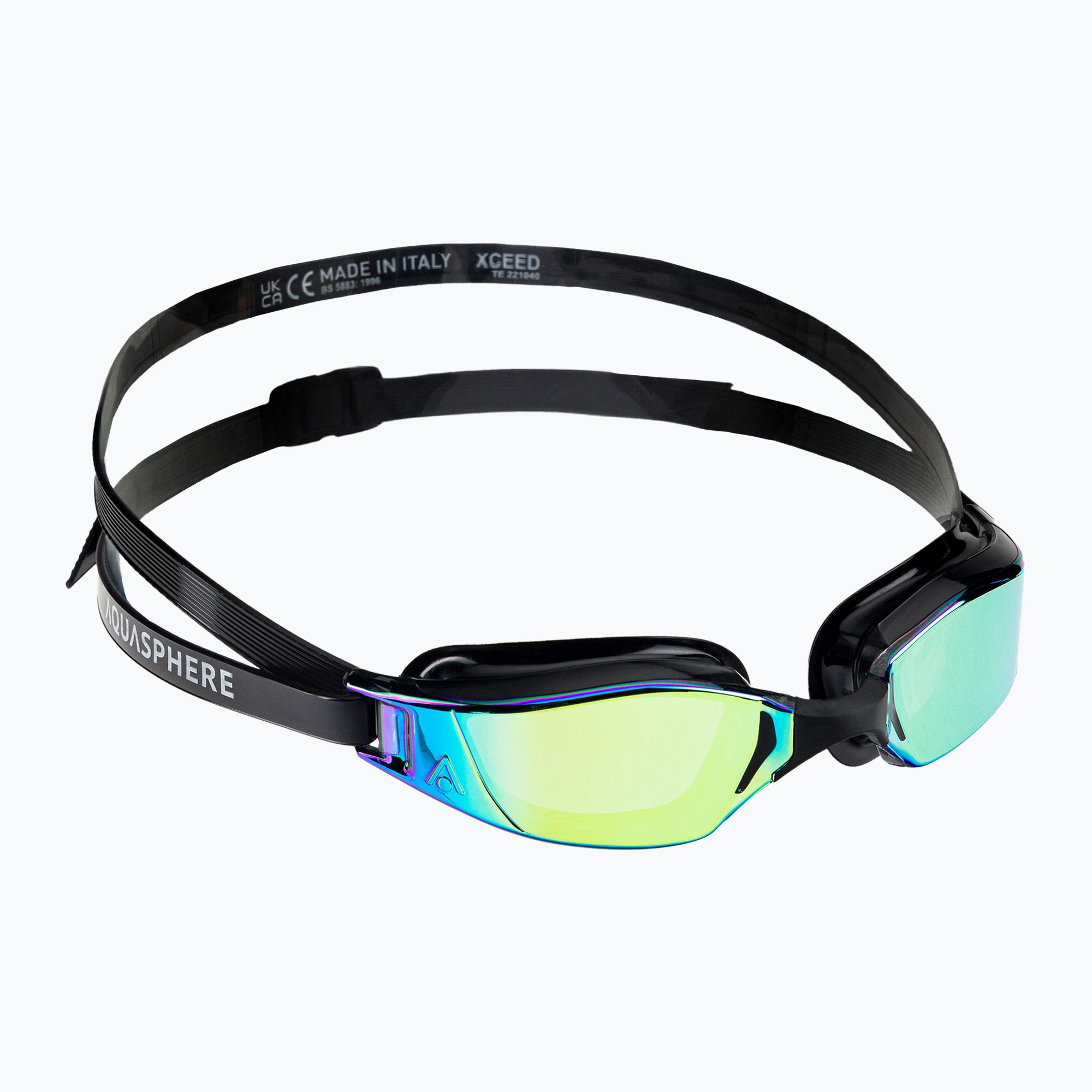 Okulary do pływania Aquasphere Xceed black/black/mirror yellow EP3200101LMY 