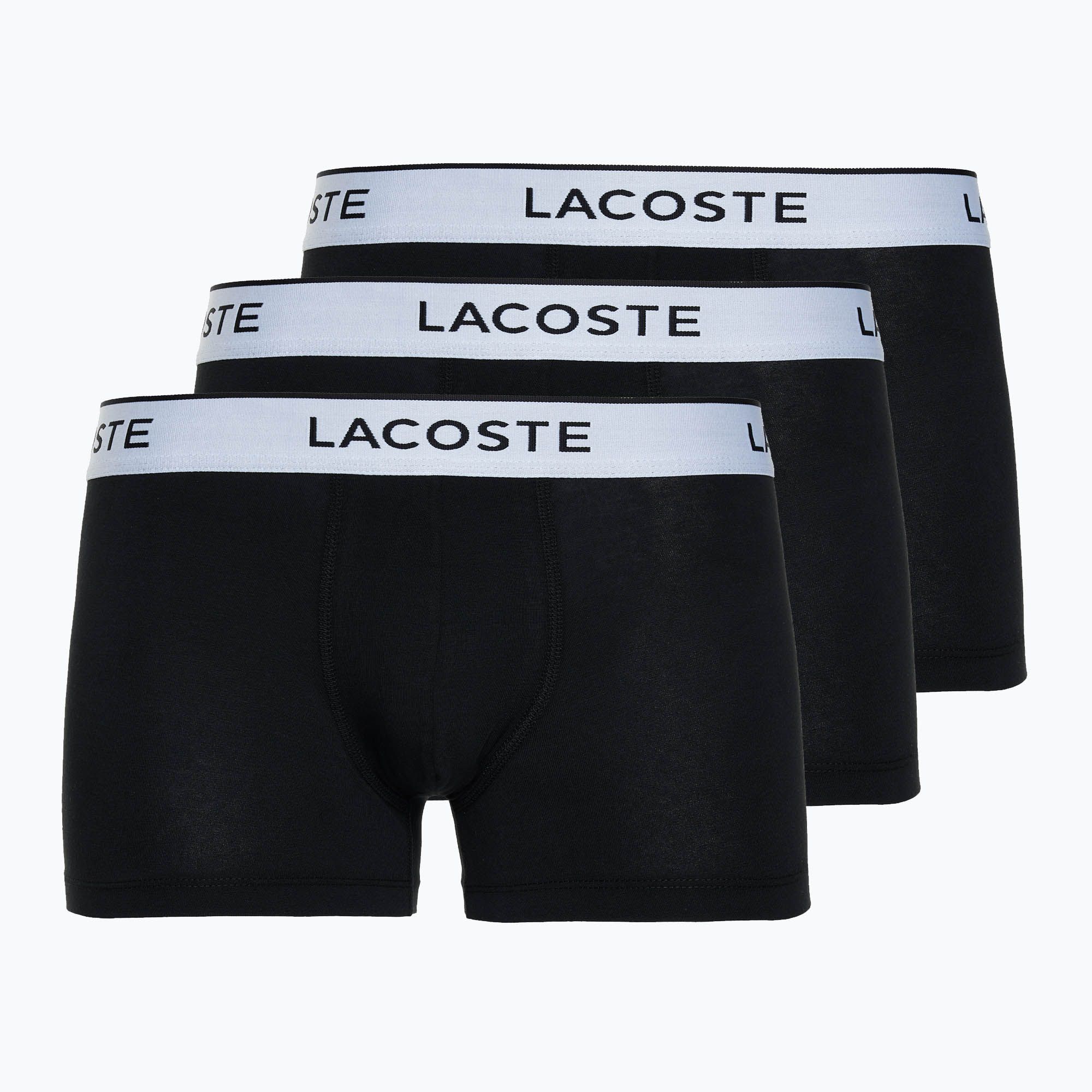 Bokserki męskie Lacoste 5H8385 3 pary black 