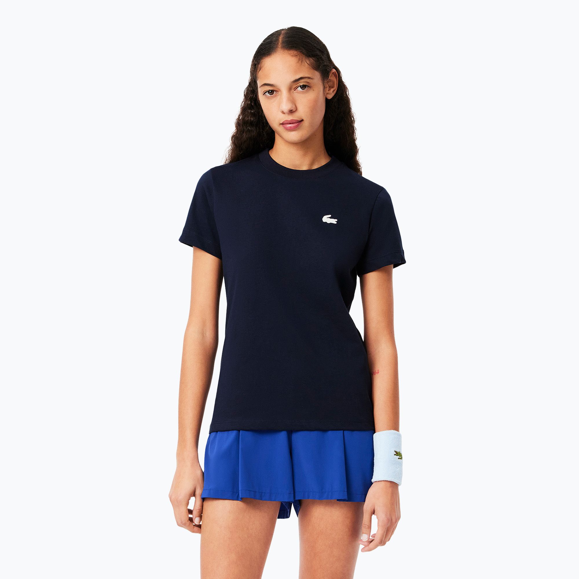 Koszulka damska Lacoste TF9246 navy blue 