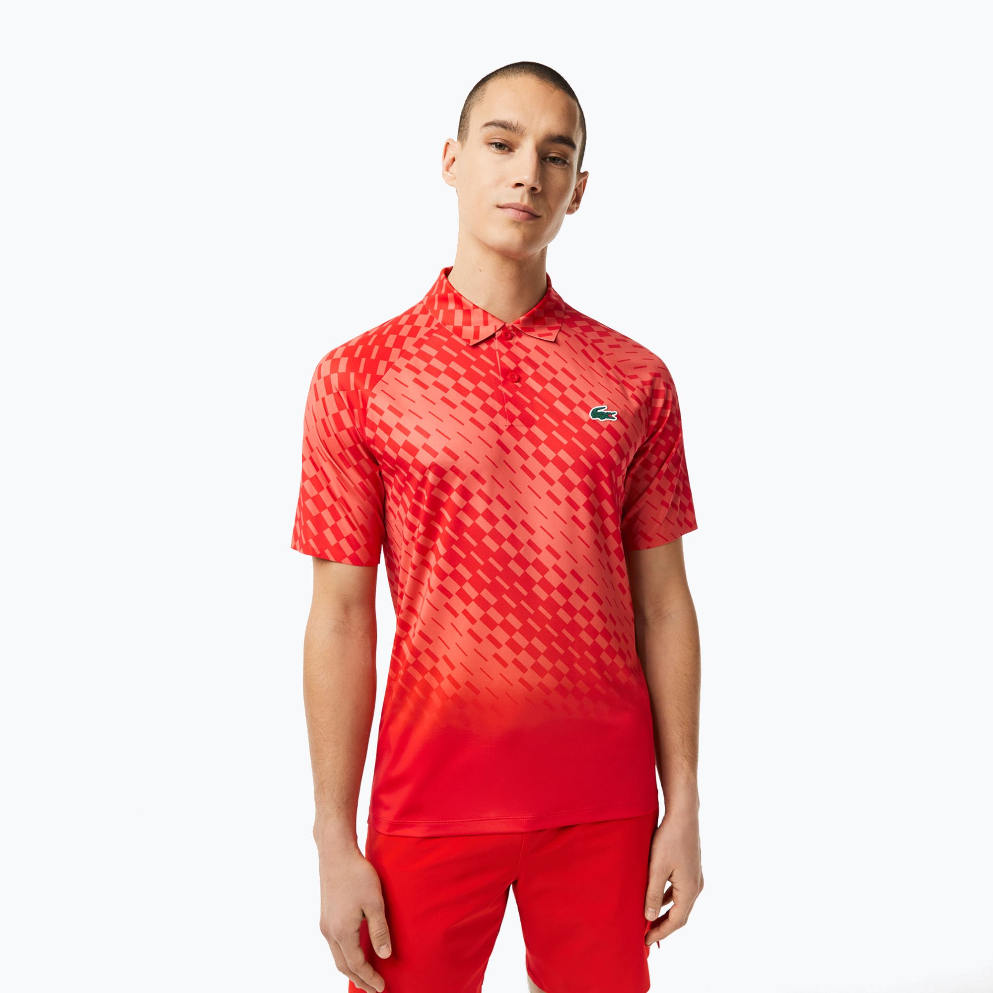 Koszulka polo męska Lacoste DH5177 corrida/watermelon waterm 