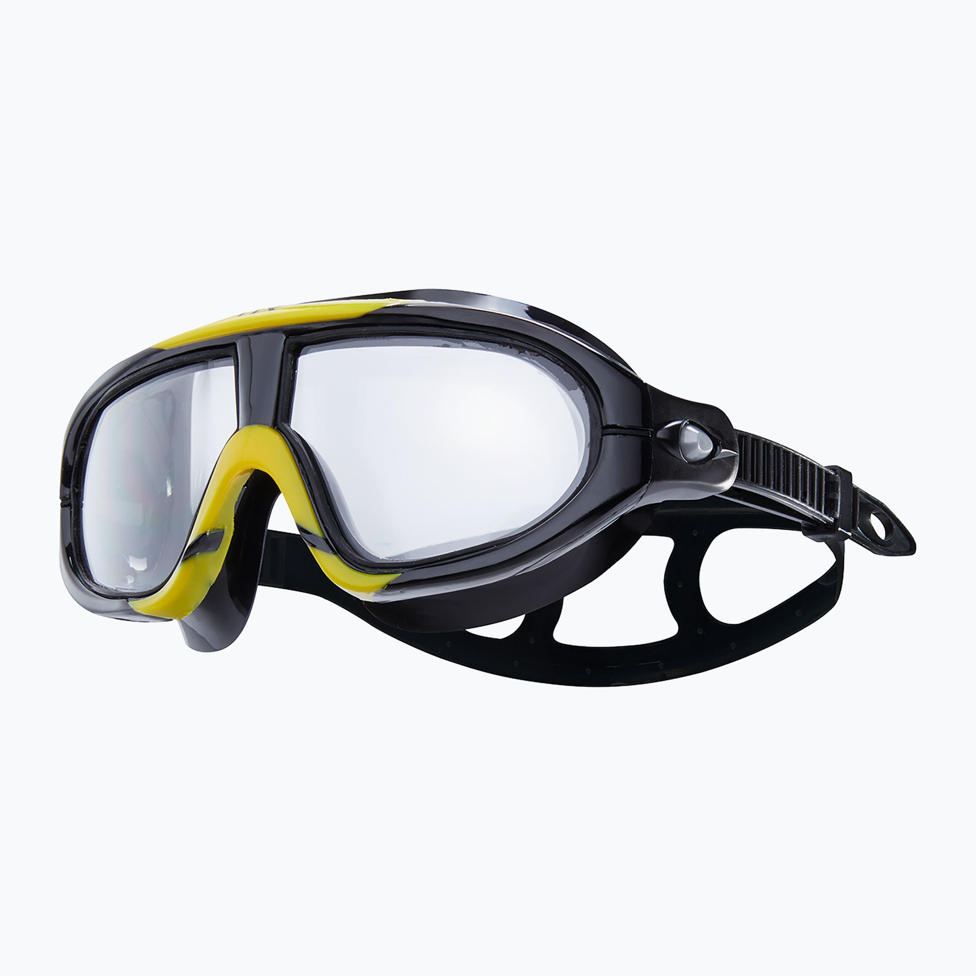 Maska do pływania TYR Orion smoke/ black/ yellow 