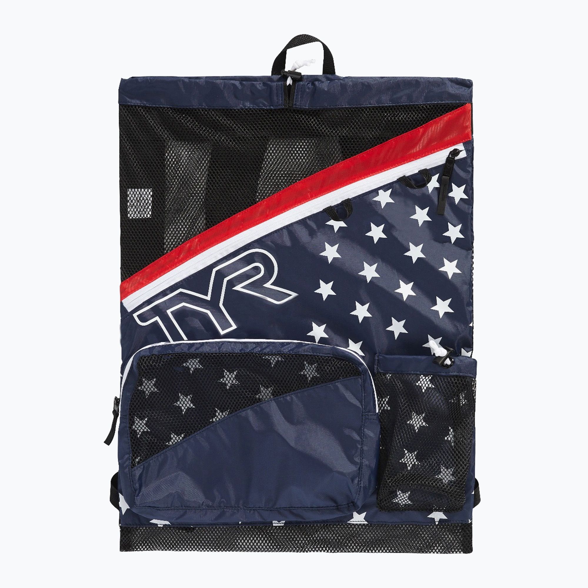 Worek pływacki TYR Elite Team Mesh 40 l red/navy 