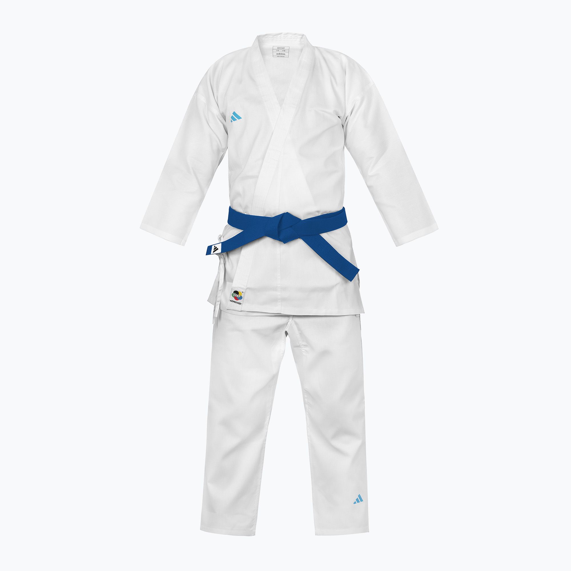 Karategi z pasem dziecięce adidas Evolution white 