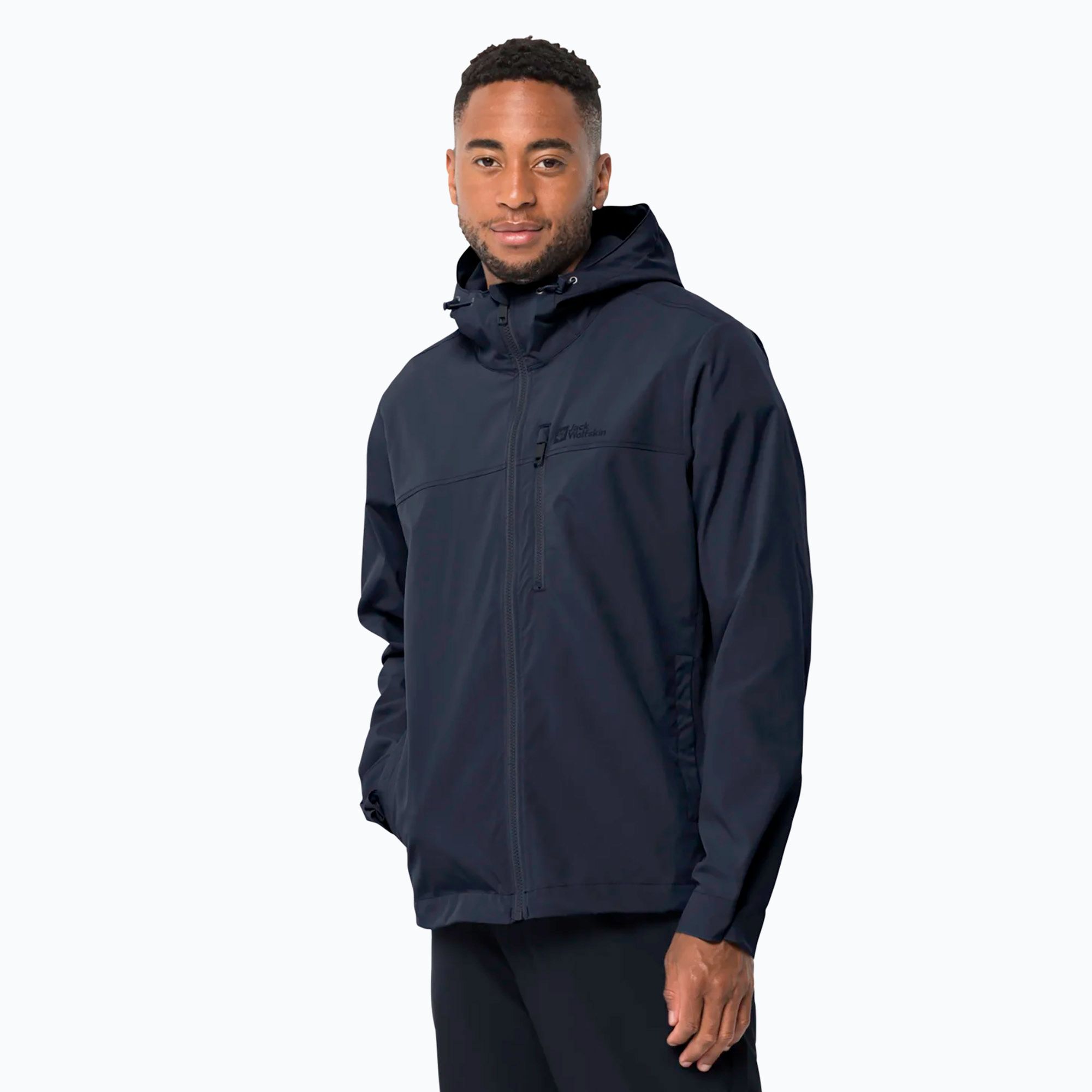 Kurtka przeciwwiatrowa męska Jack Wolfskin Desert Wind night blue 