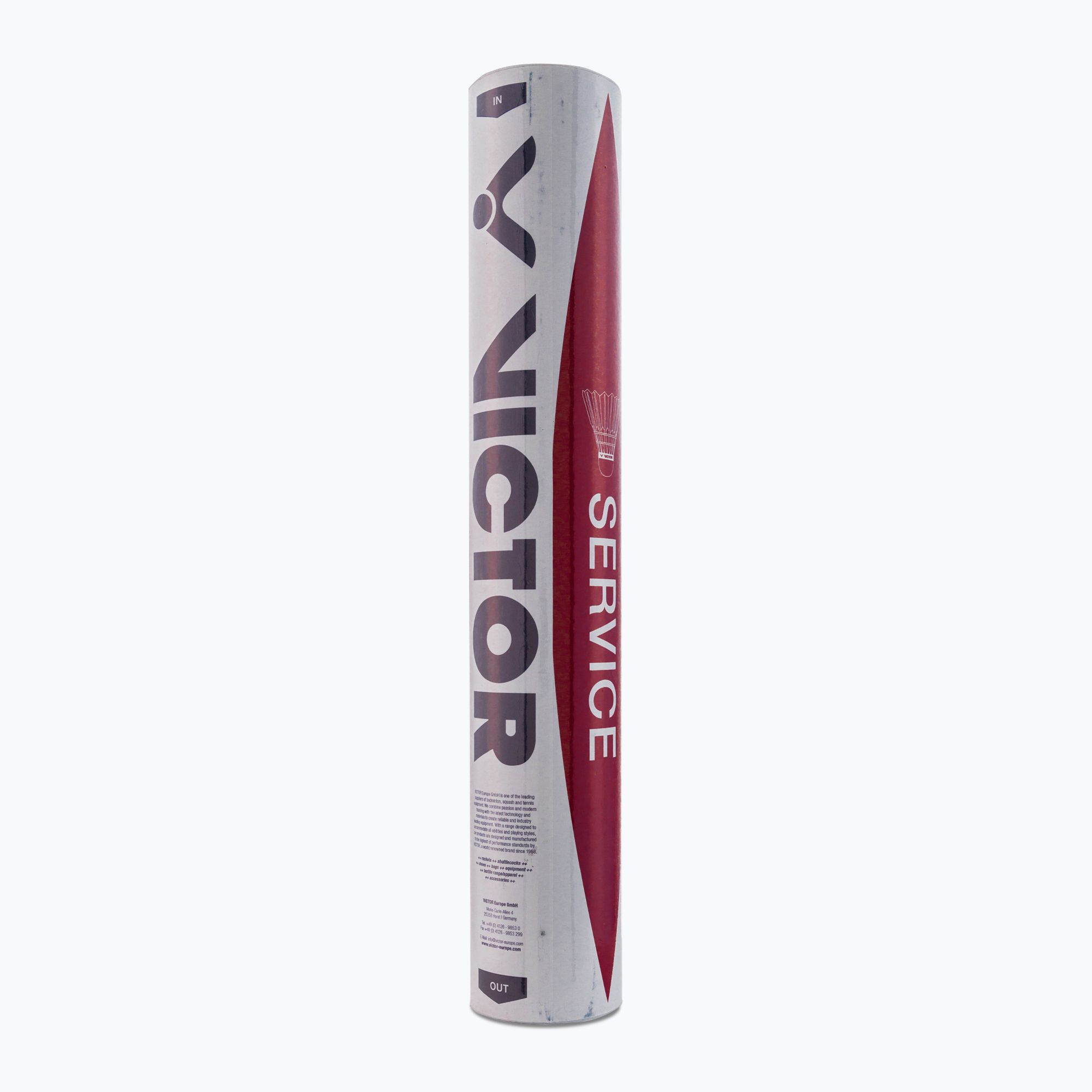Lotki do badmintona VICTOR Service 12 szt. white 