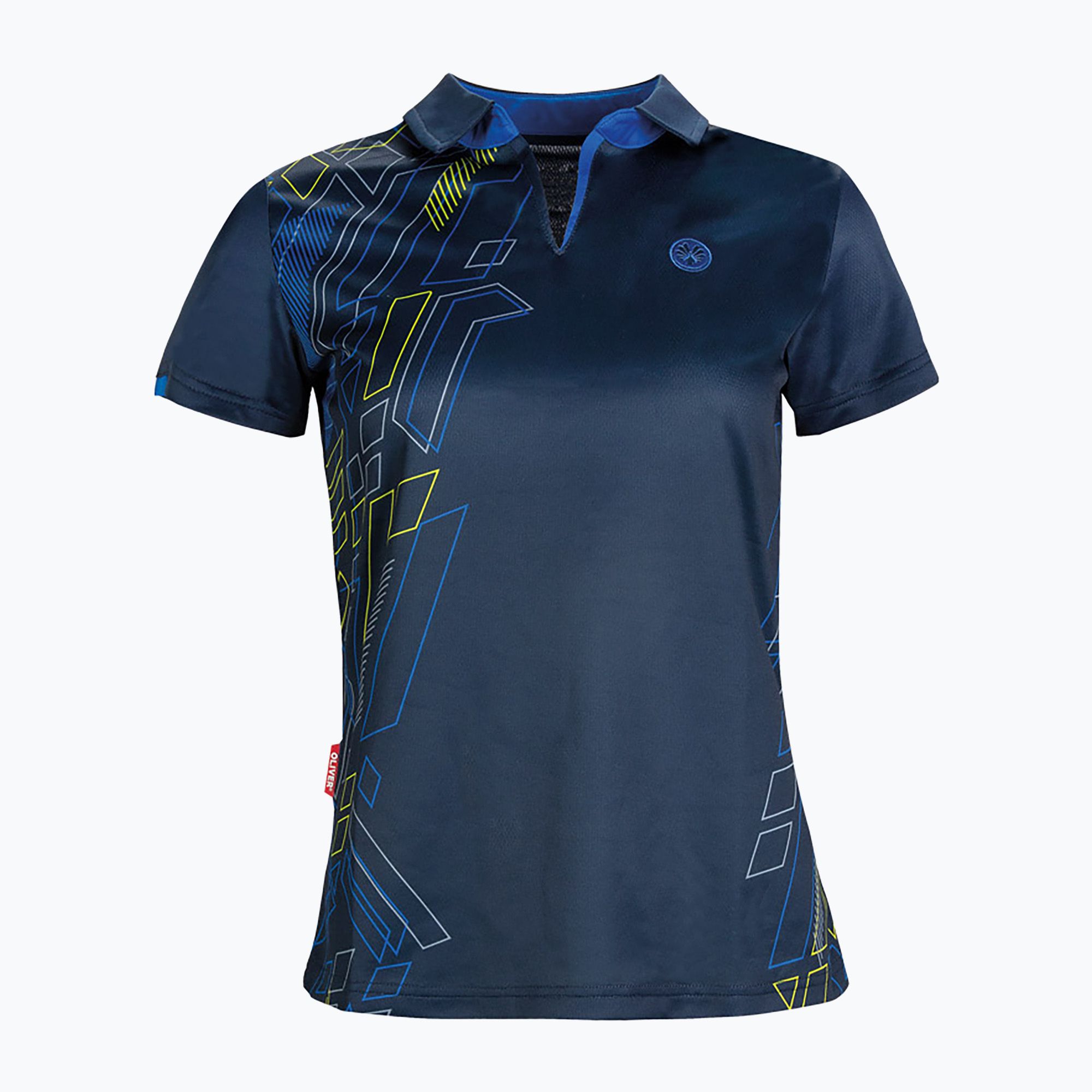Koszulka do squasha damska Oliver Bilbao Polo blue 