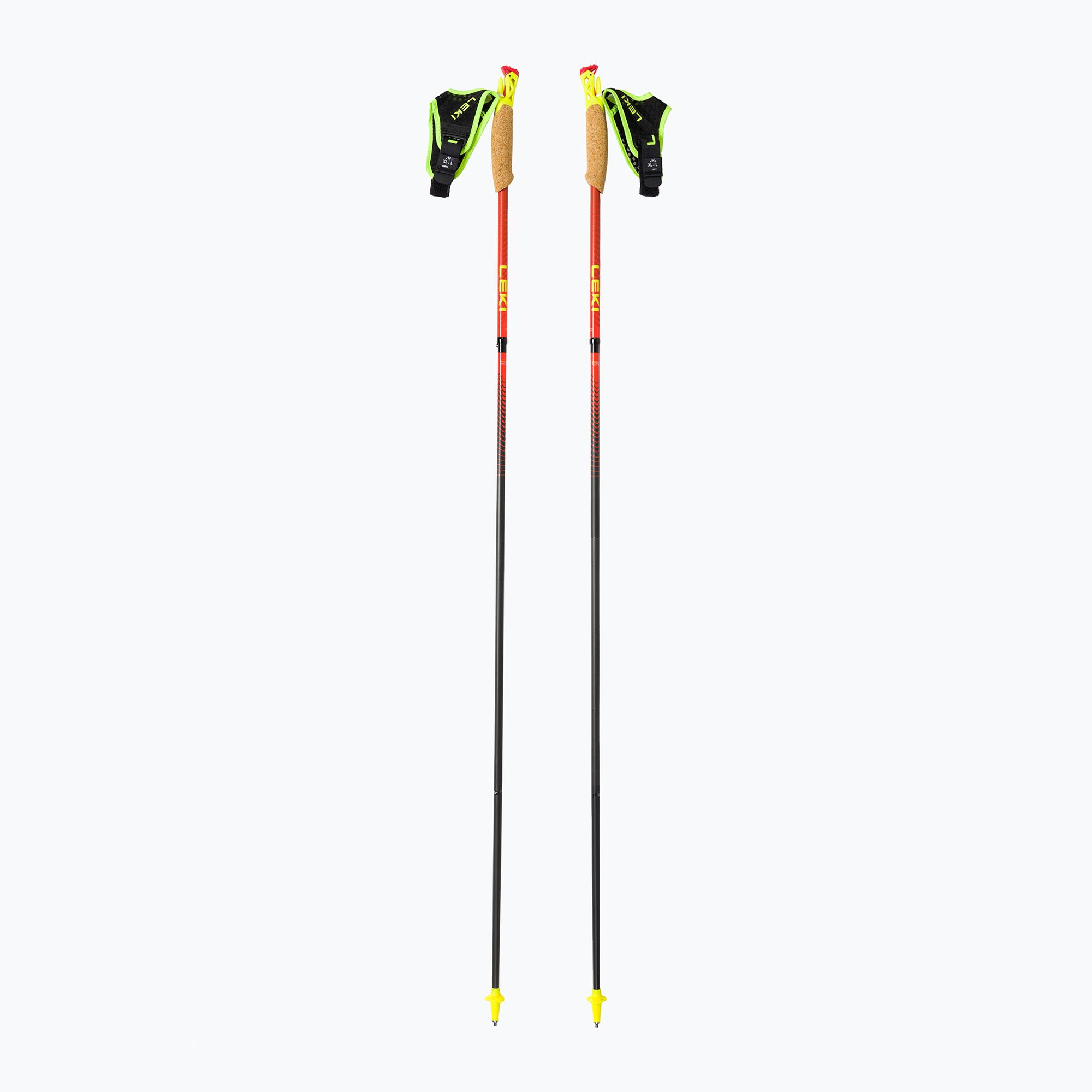 Kije biegowe LEKI Ultratrail FX.One Superlite bright red/neon yellow/natural carbon 