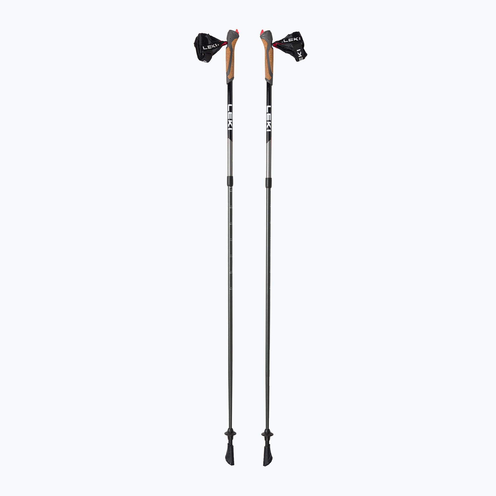 Kije nordic walking LEKI Spin czarno-srebrne 65326161 