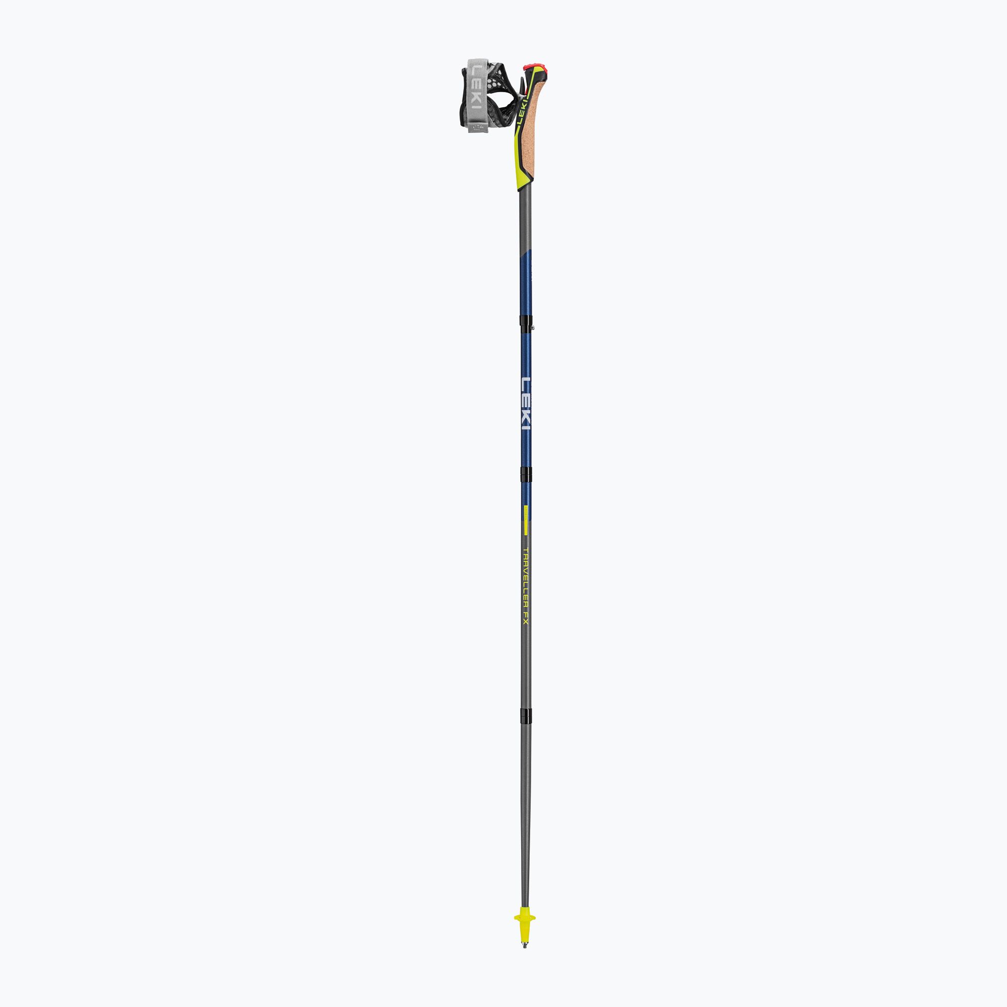 Kije nordic walking LEKI Traveller FX.One Carbon granatowo-srebrne 65325821110 