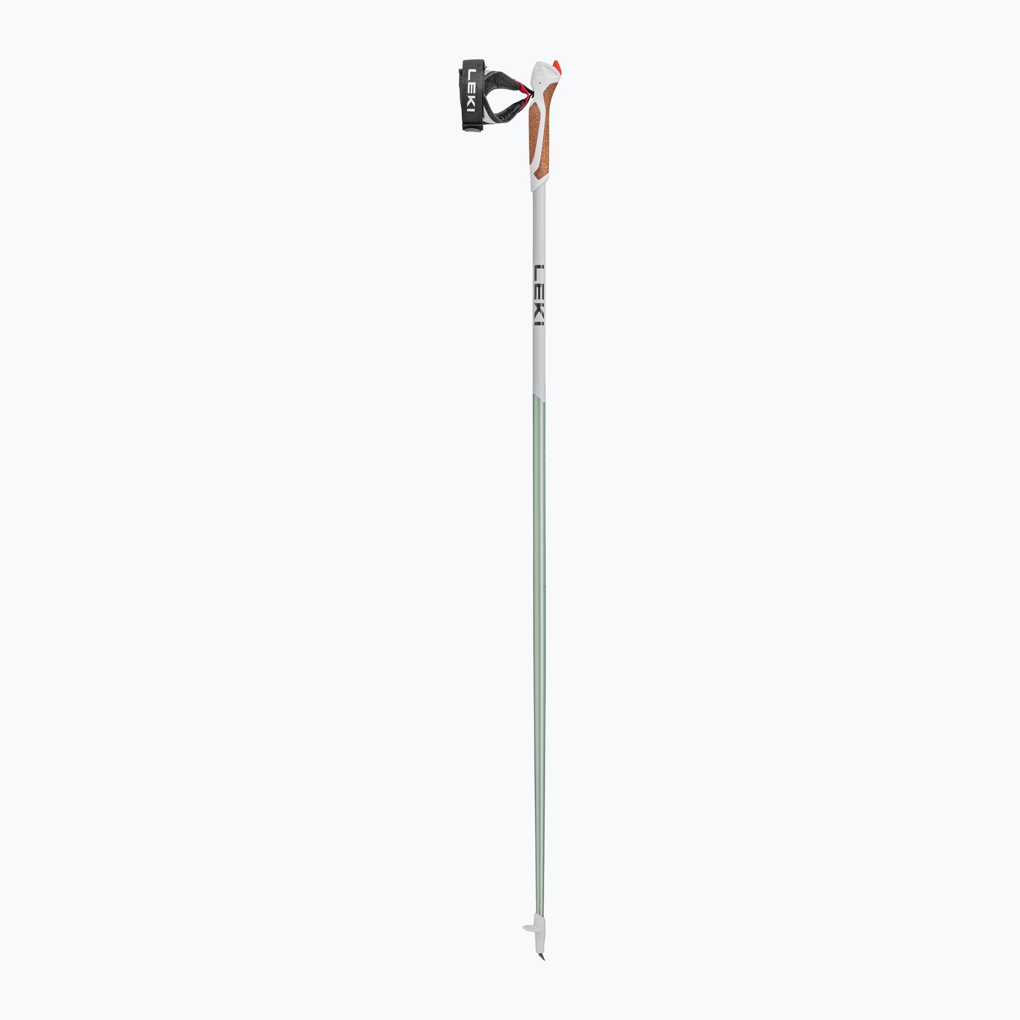 Kije nordic walking LEKI Passion biało-zielone 65325251100 
