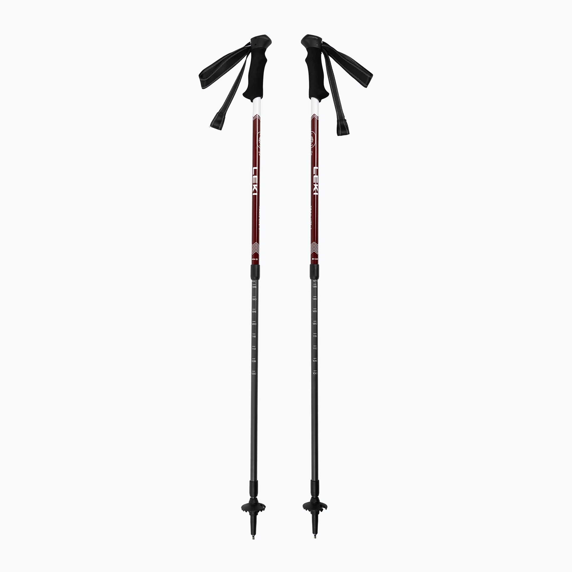 Kije trekkingowe LEKI Trail Lite burgundy 