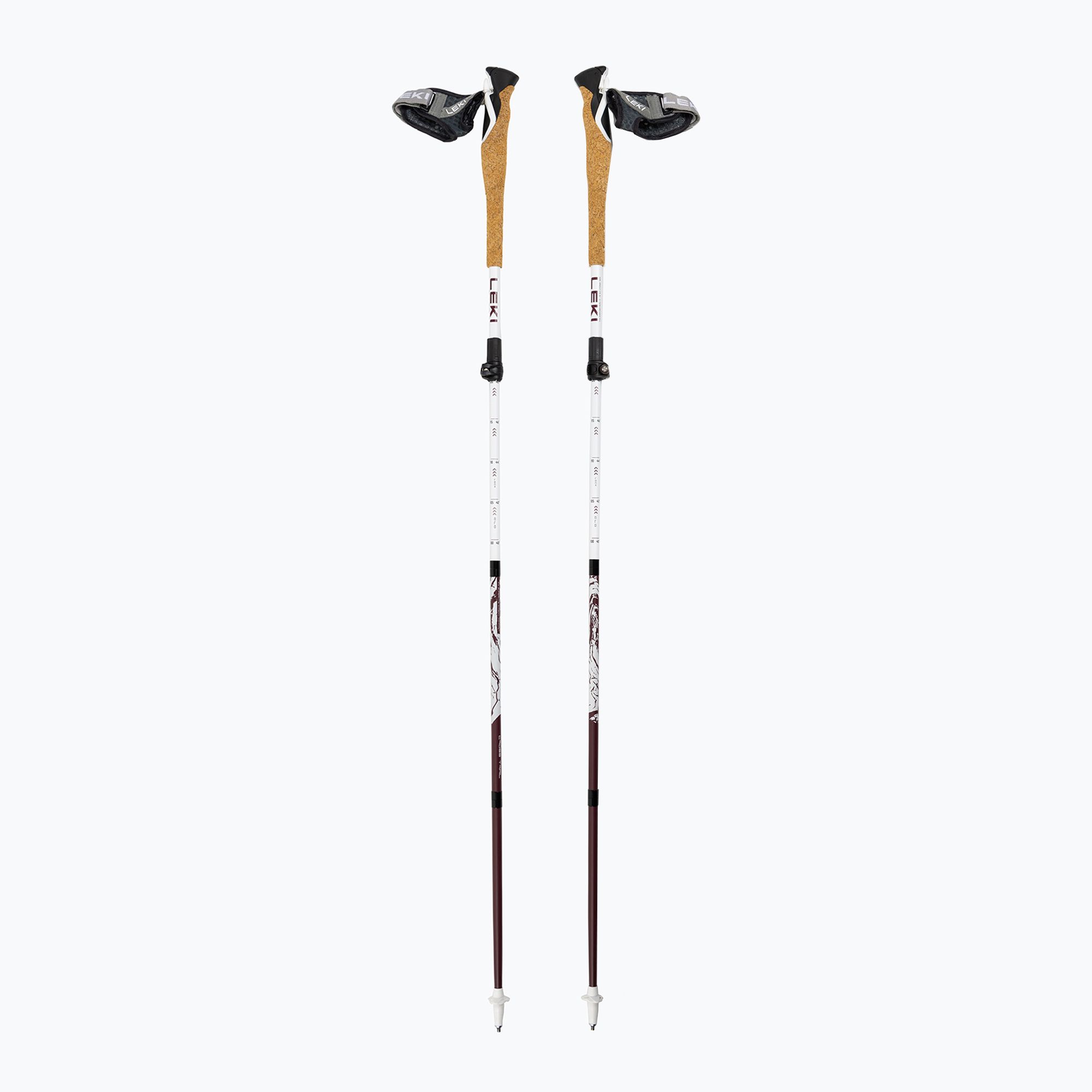 Kije trekkingowe LEKI Cross Trail FX Superlite Compact white/mint/black 
