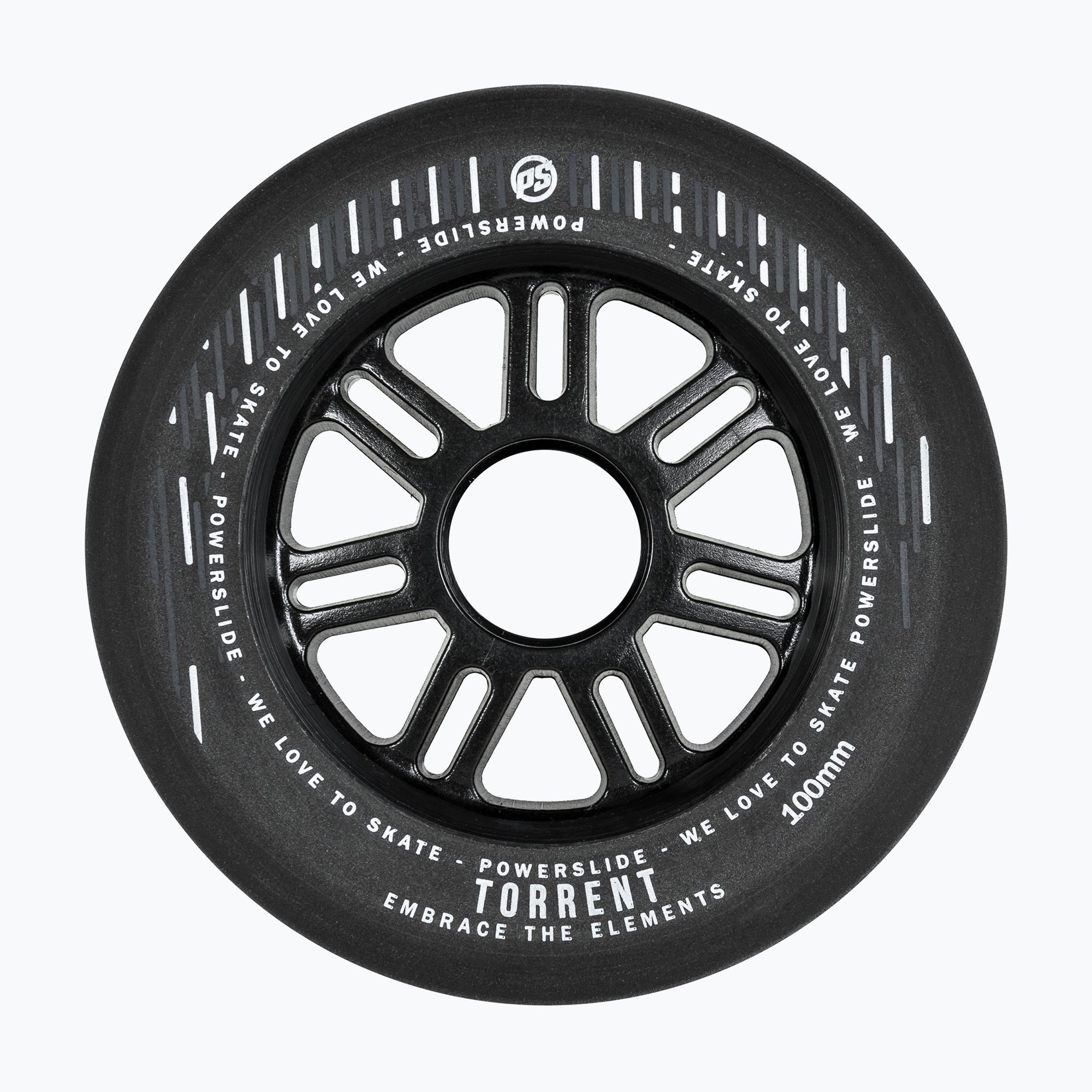 Kółka do rolek Powerslide Torrent Rain 100 mm/84A 4 szt. black 