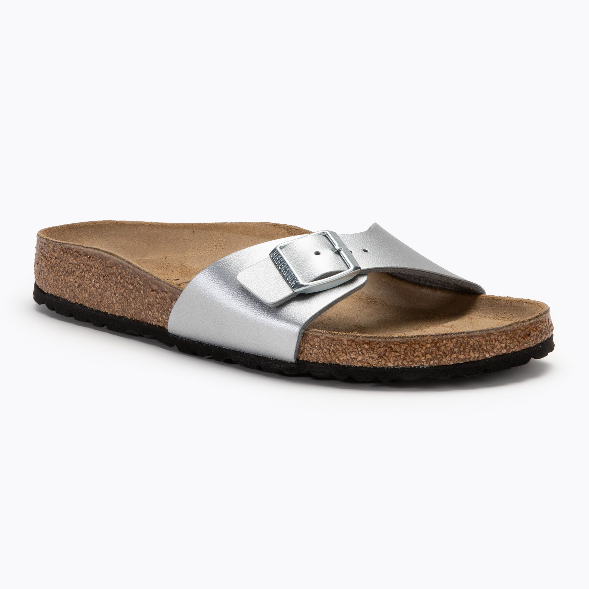 Klapki BIRKENSTOCK Madrid BF Narrow silver 