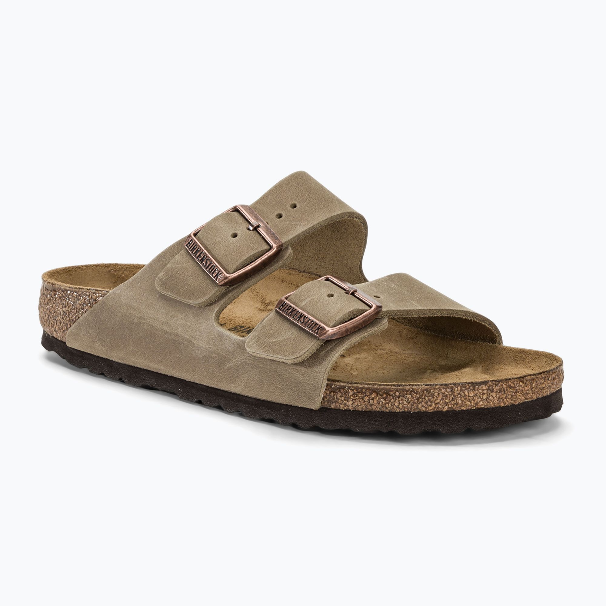 Klapki BIRKENSTOCK Arizona LEOI Narrow tabacco brown 