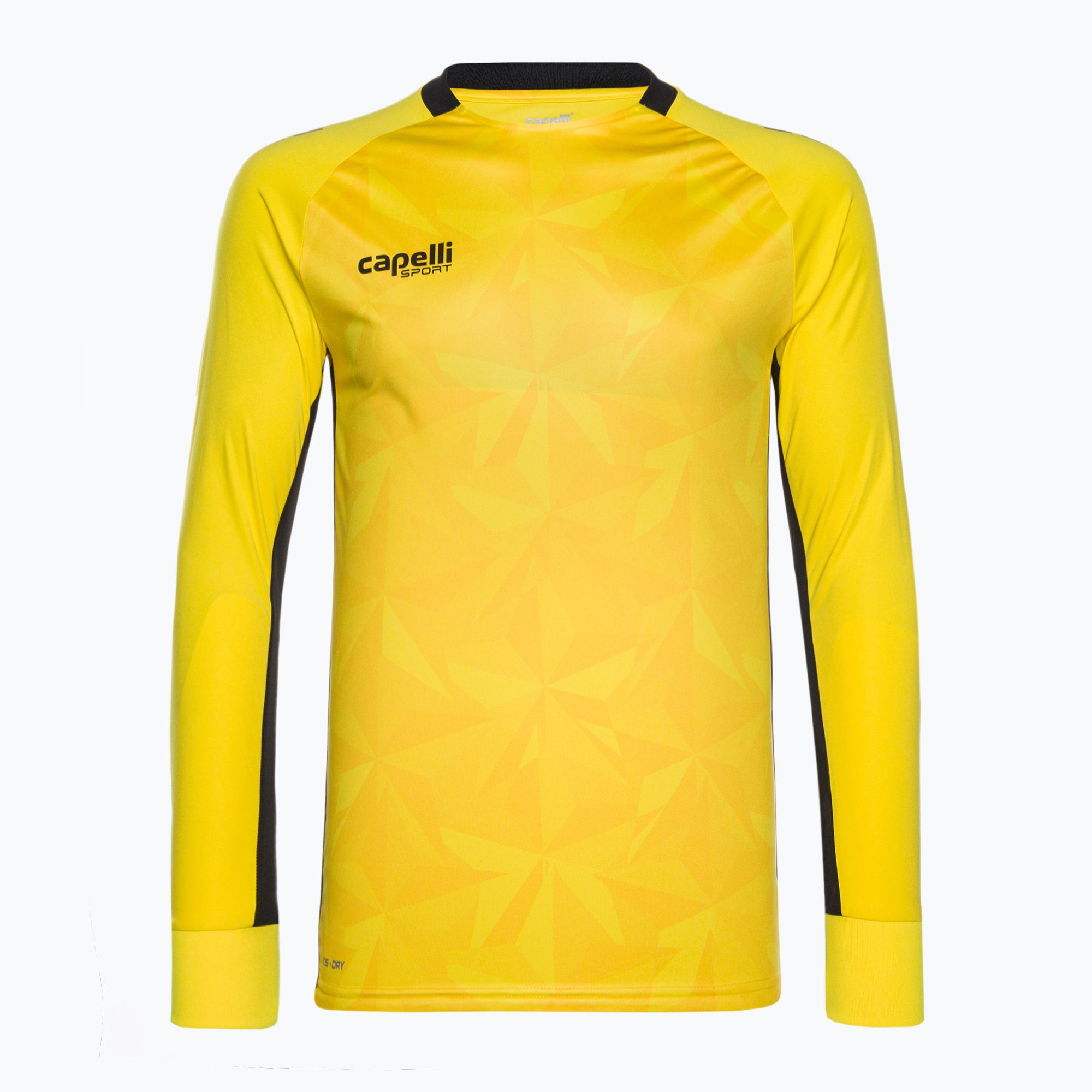 Longsleeve piłkarski męski Capelli Pitch Star Goalkeeper team yellow/black 