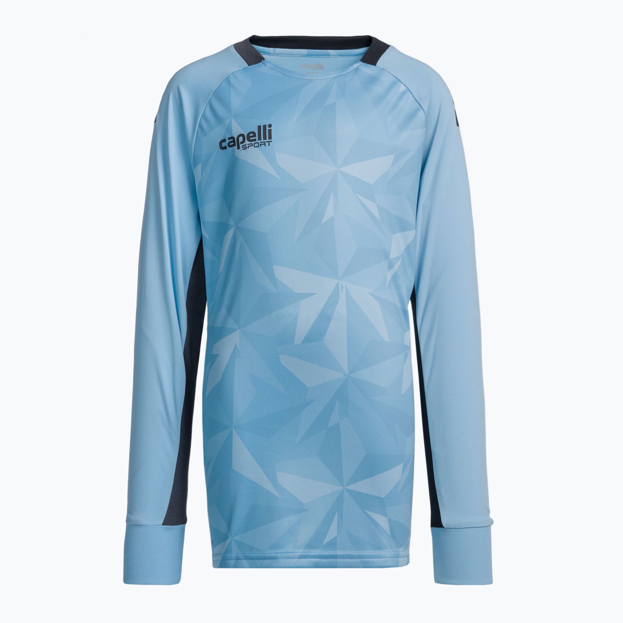 Longsleeve piłkarski dziecięcy Capelli Pitch Star Goalkeeper light blue/black 