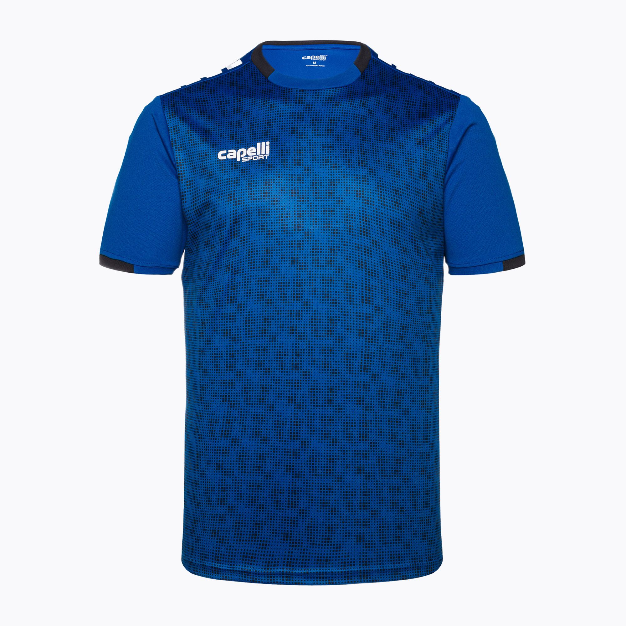 Koszulka piłkarska męska Capelli Cs III Block royal blue/black 