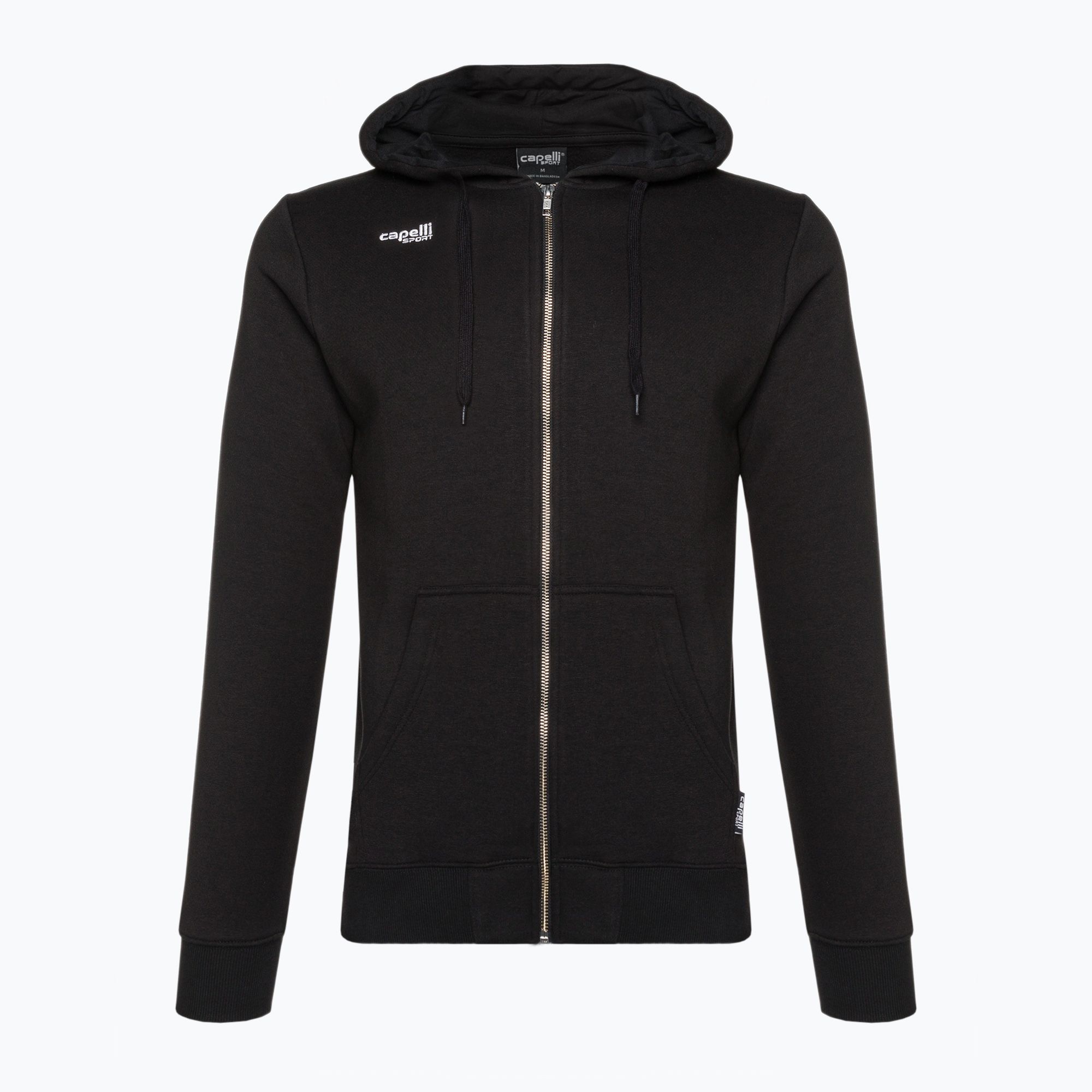 Bluza piłkarska męska Capelli Basics Adult Zip Hoodie black 