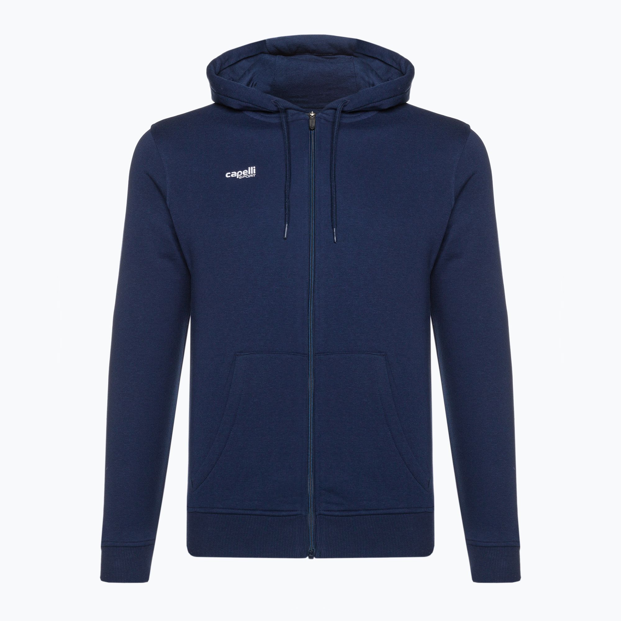 Bluza piłkarska męska Capelli Basics Adult Zip Hoodie navy 