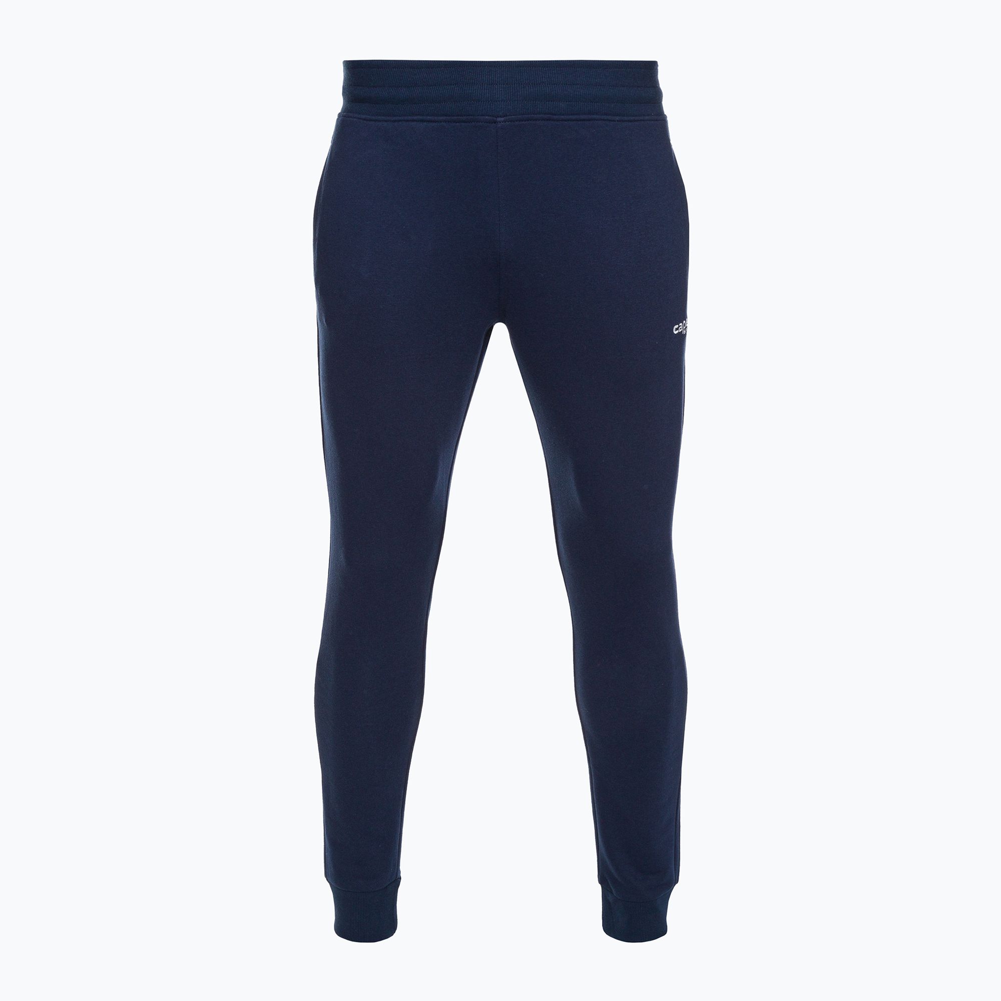 Spodnie piłkarskie męskie Capelli Basics Adult Tapered French Terry navy/white 