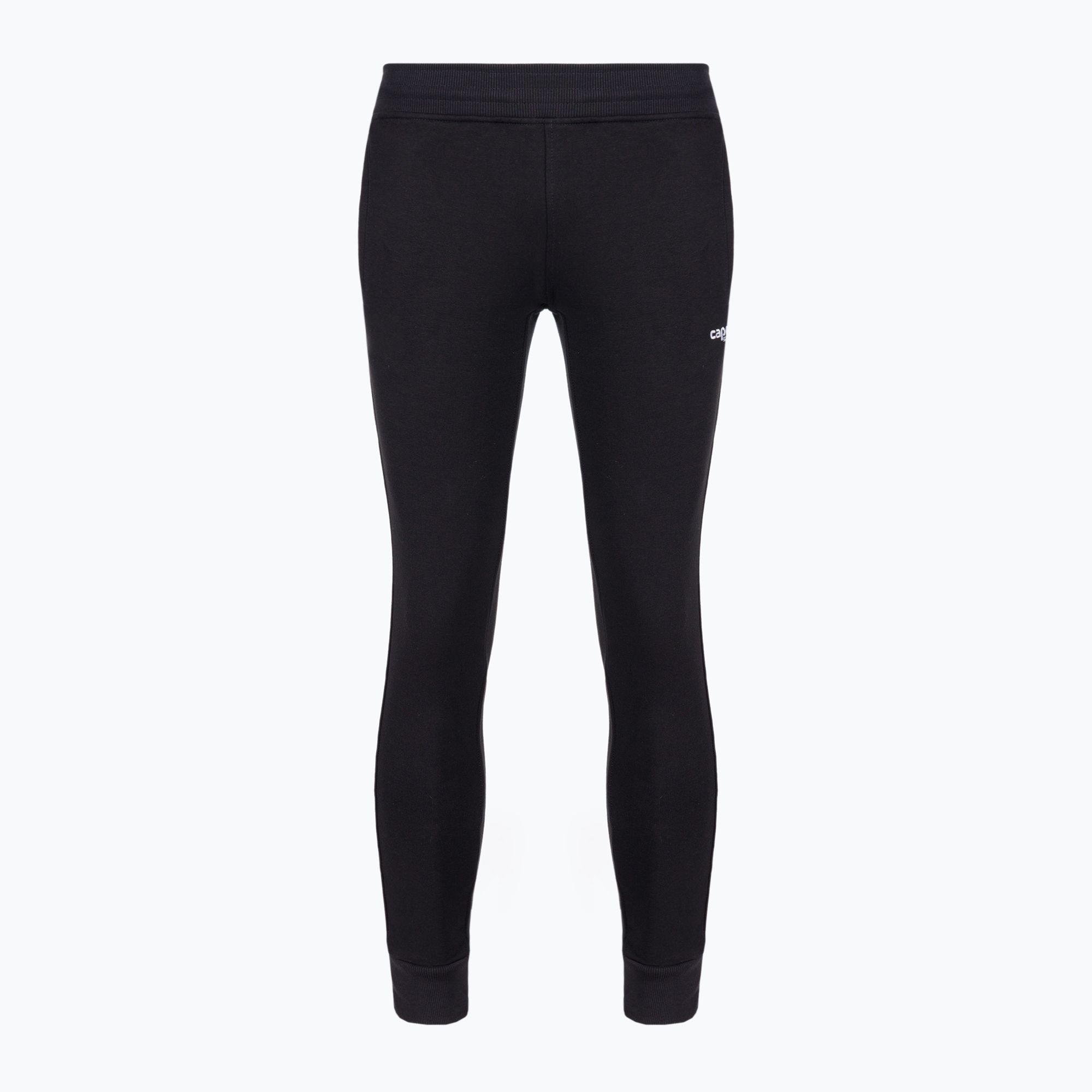 Spodnie piłkarskie dziecięce Capelli Basics Youth Tapered French Terry black/white 