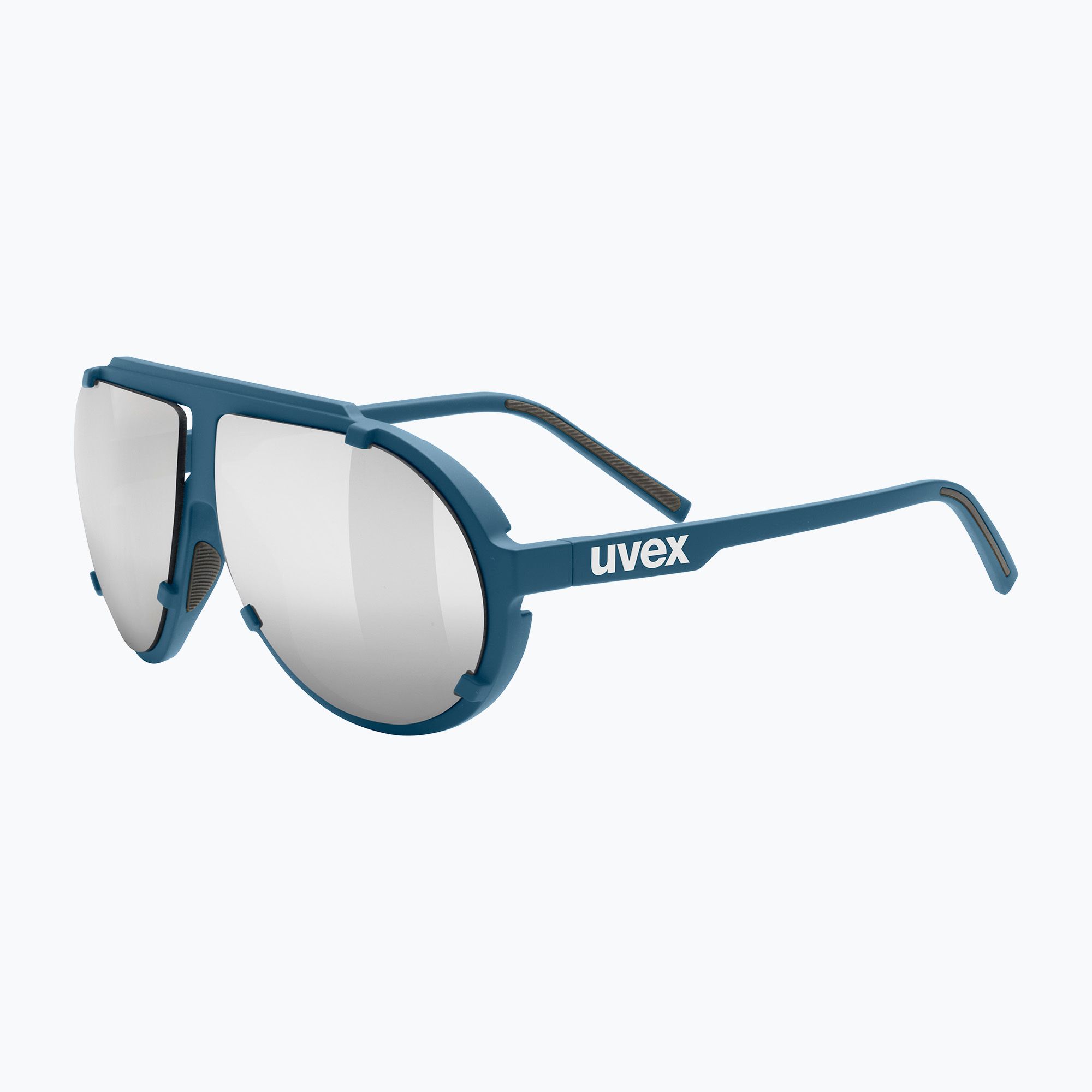 Okulary przeciwsłoneczne UVEX Esntl Pina black matt/mirror silver 
