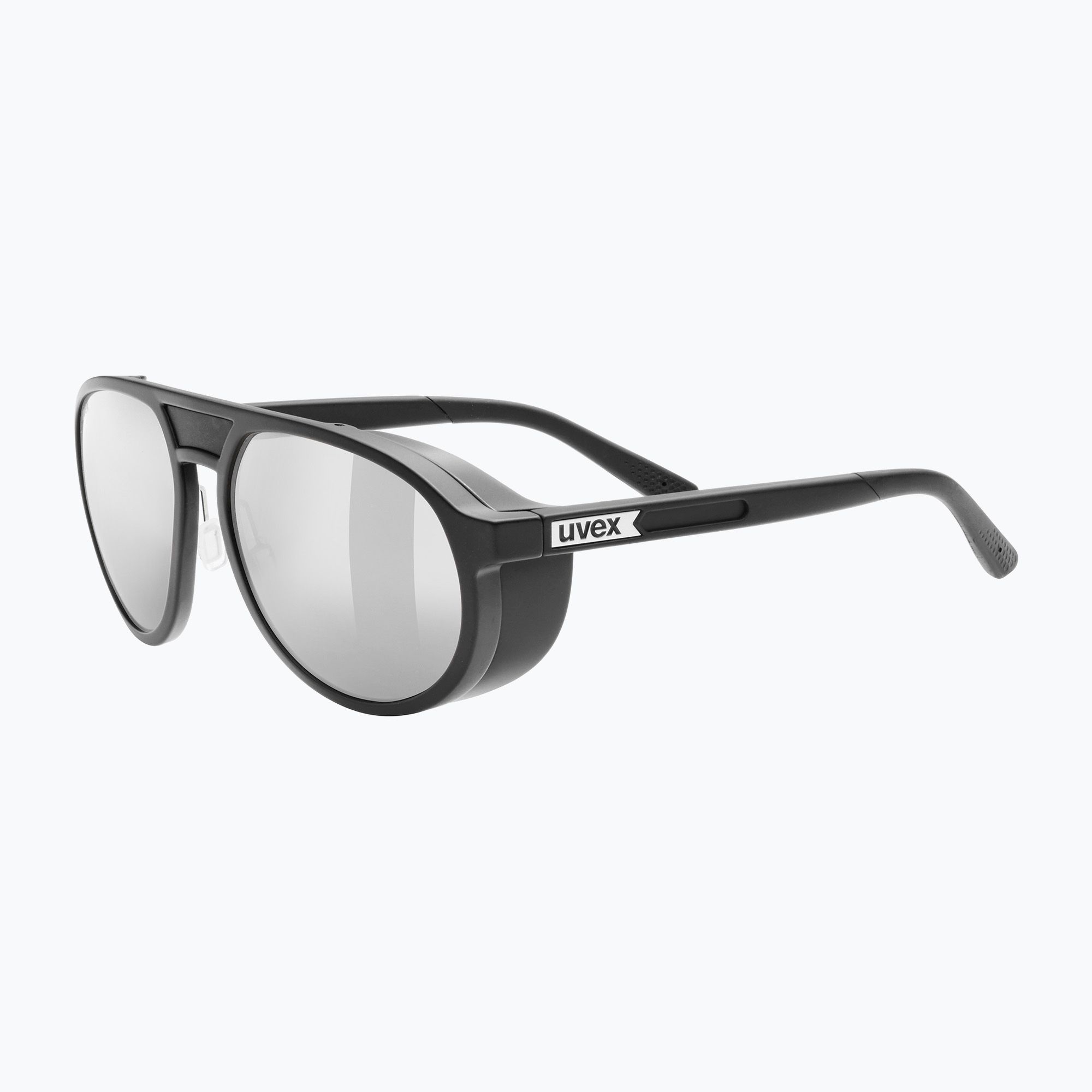 Okulary przeciwsłoneczne UVEX MTN Classic Pure black matt/mirror silver 