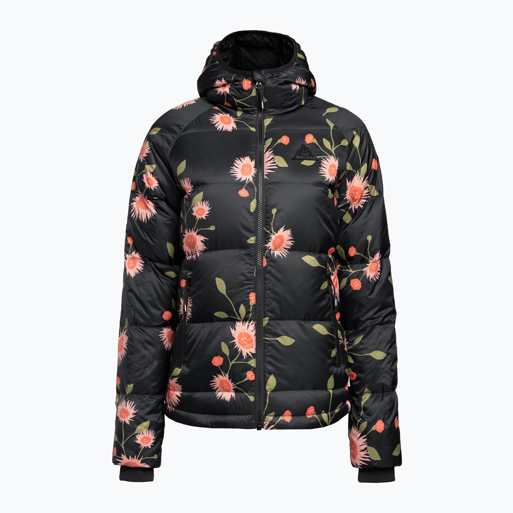 Kurtka puchowa damska Maloja ChampeschM moonless glowflower 