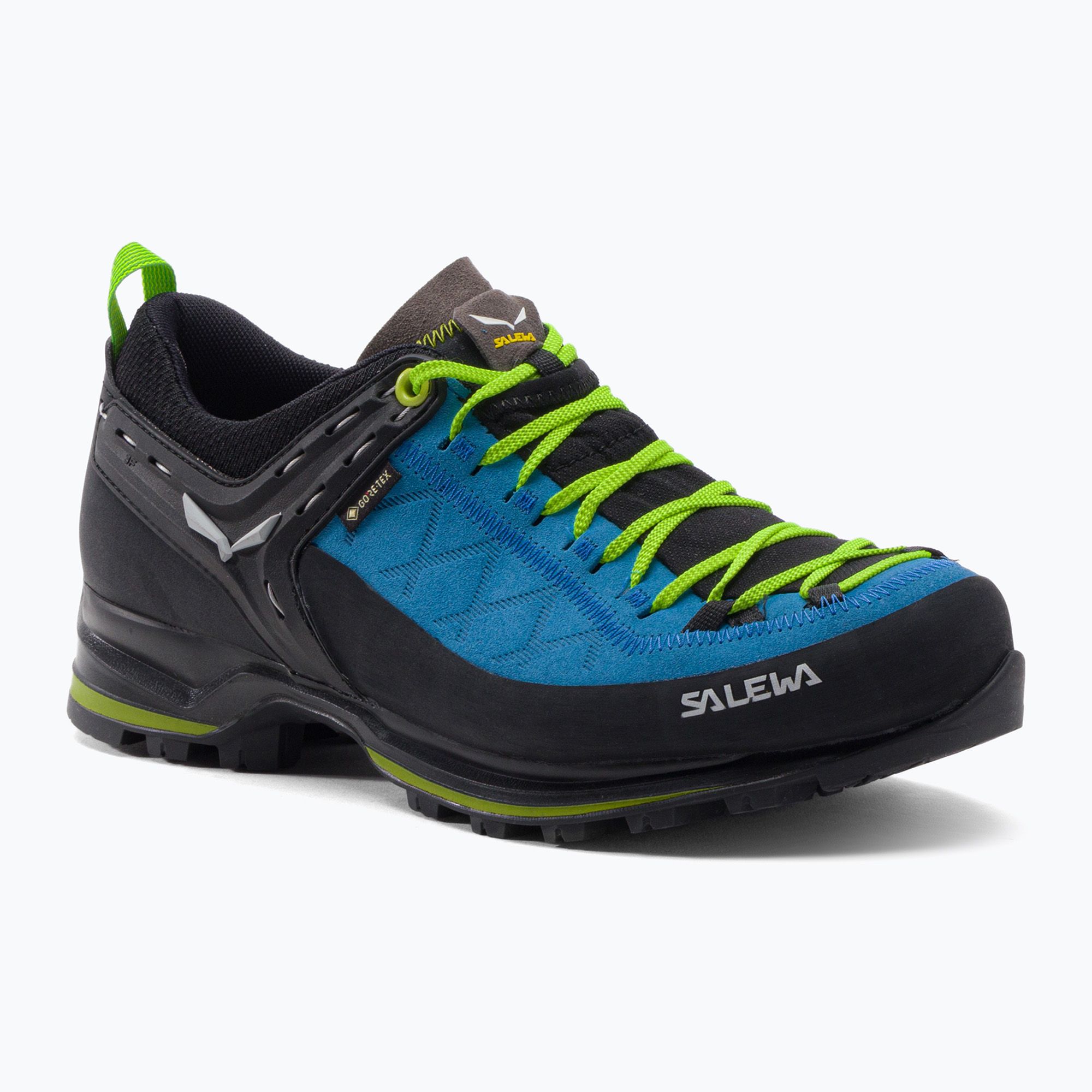 Buty trekkingowe męskie Salewa MTN Trainer 2 GTX blue danube/fluo green 