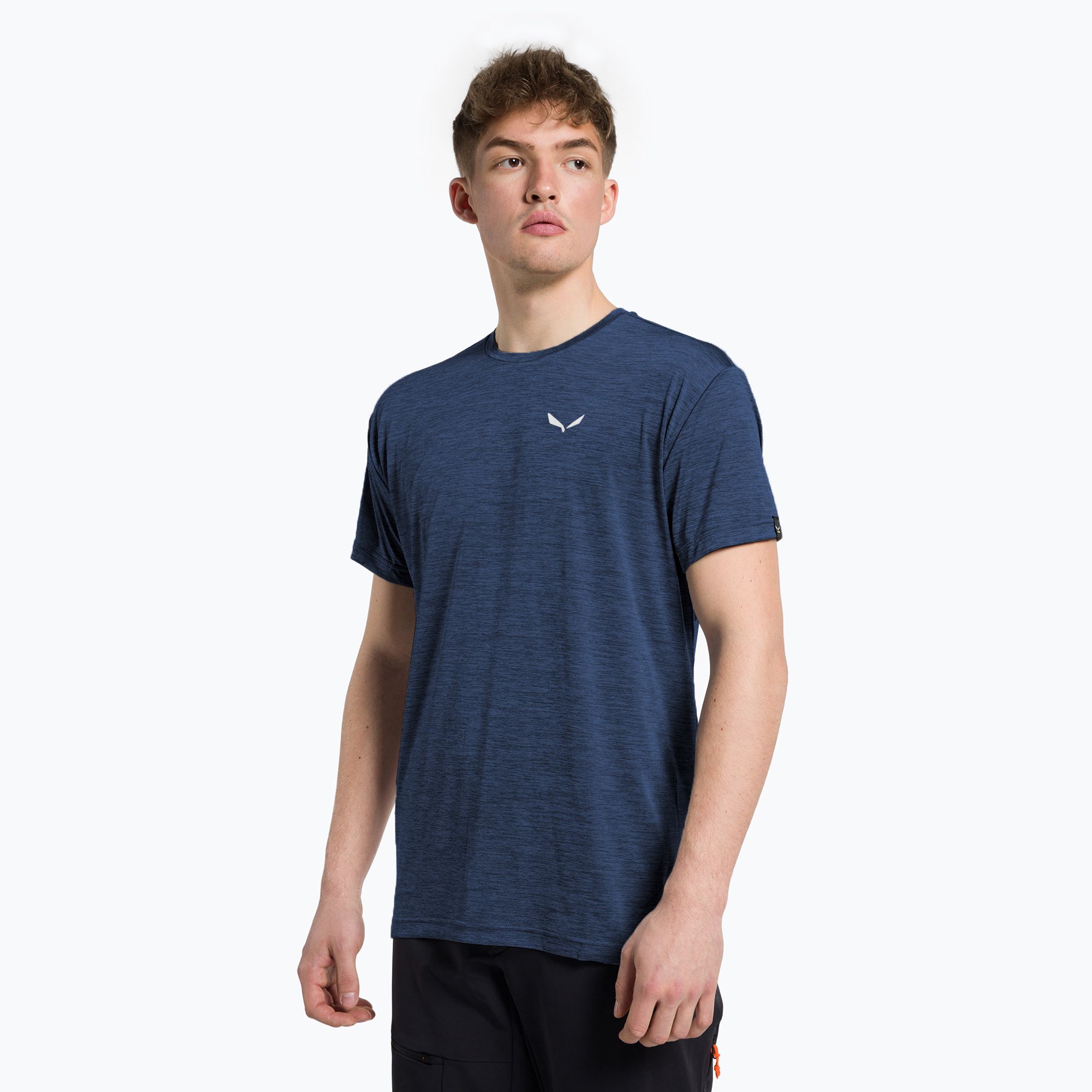 Koszulka trekkingowa męska Salewa Puez Melange Dry dark denim melange 