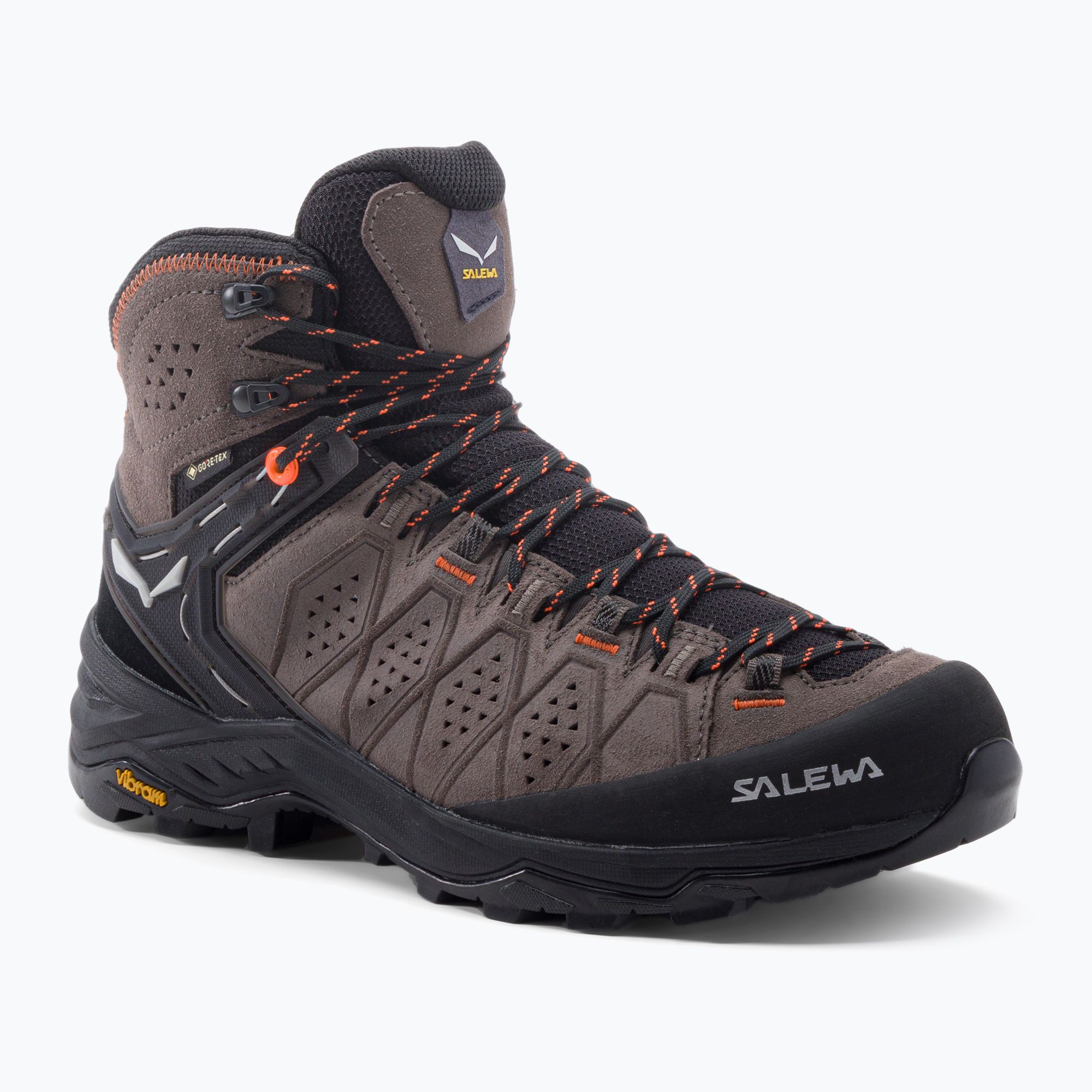 Buty trekkingowe męskie Salewa Alp Trainer 2 Mid GTX wallnut/fluo orange 