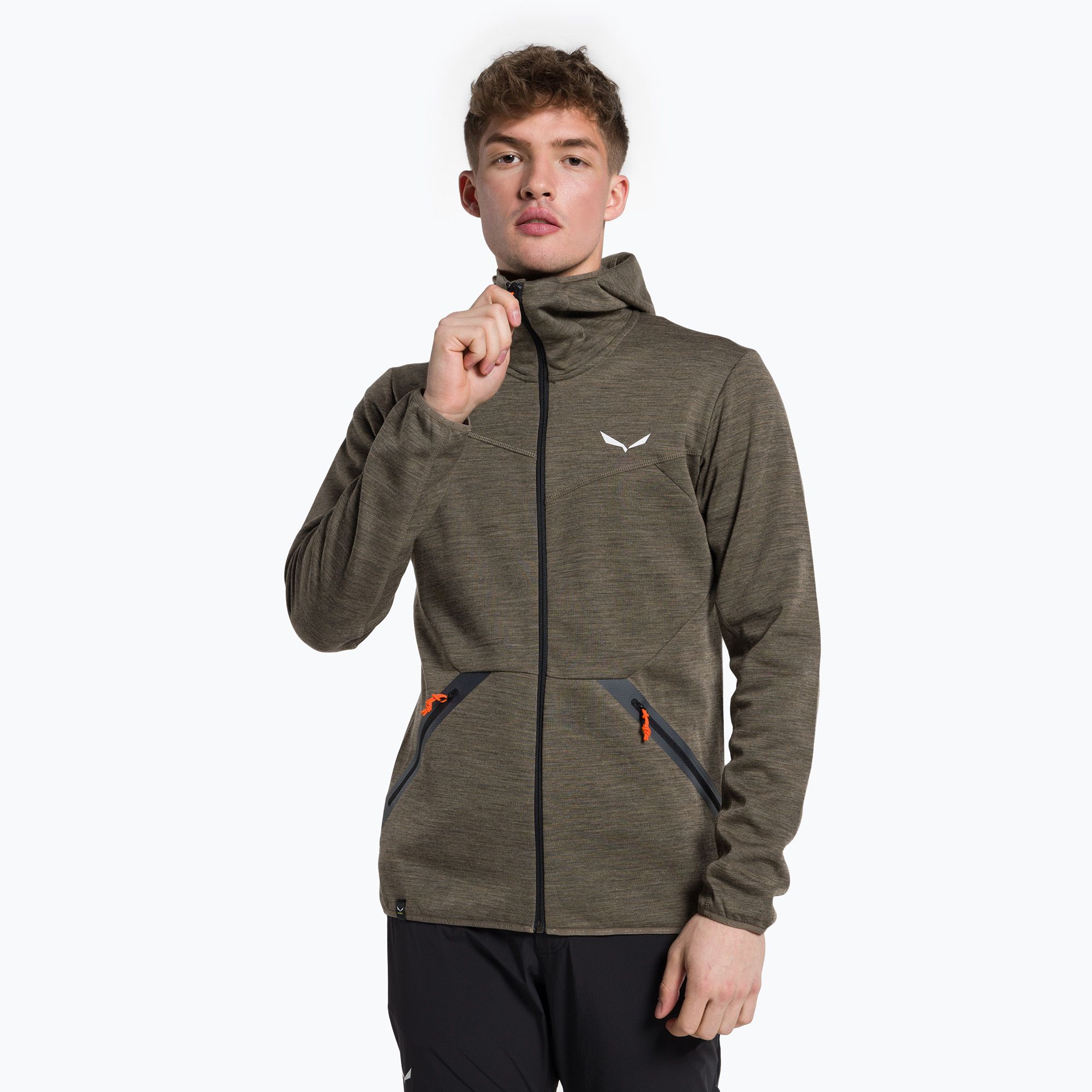 Bluza trekkingowa męska Salewa Nuvolao AW bungee cord/black out 