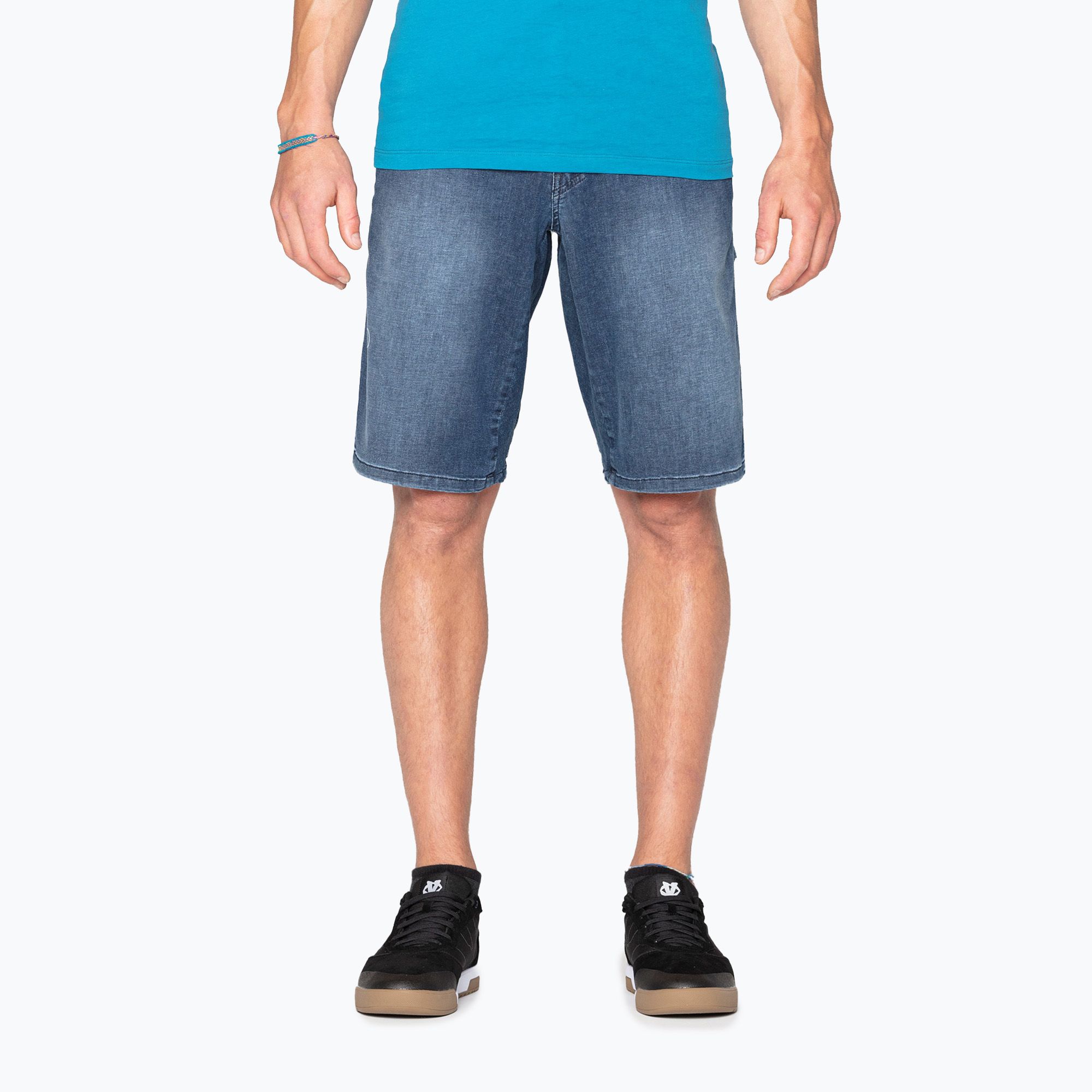 Spodenki wspinaczkowe męskie Wild Country Session Denim light blue jeans 