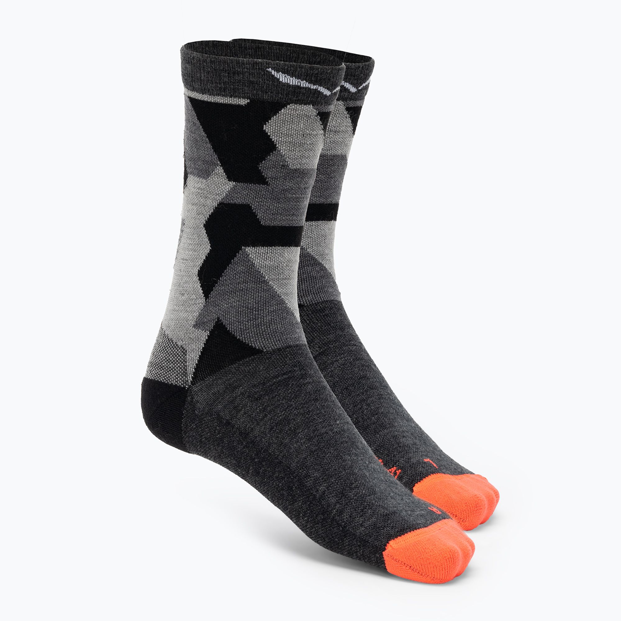 Skarpety damskie Salewa Pedroc Camo AM Crew black out 