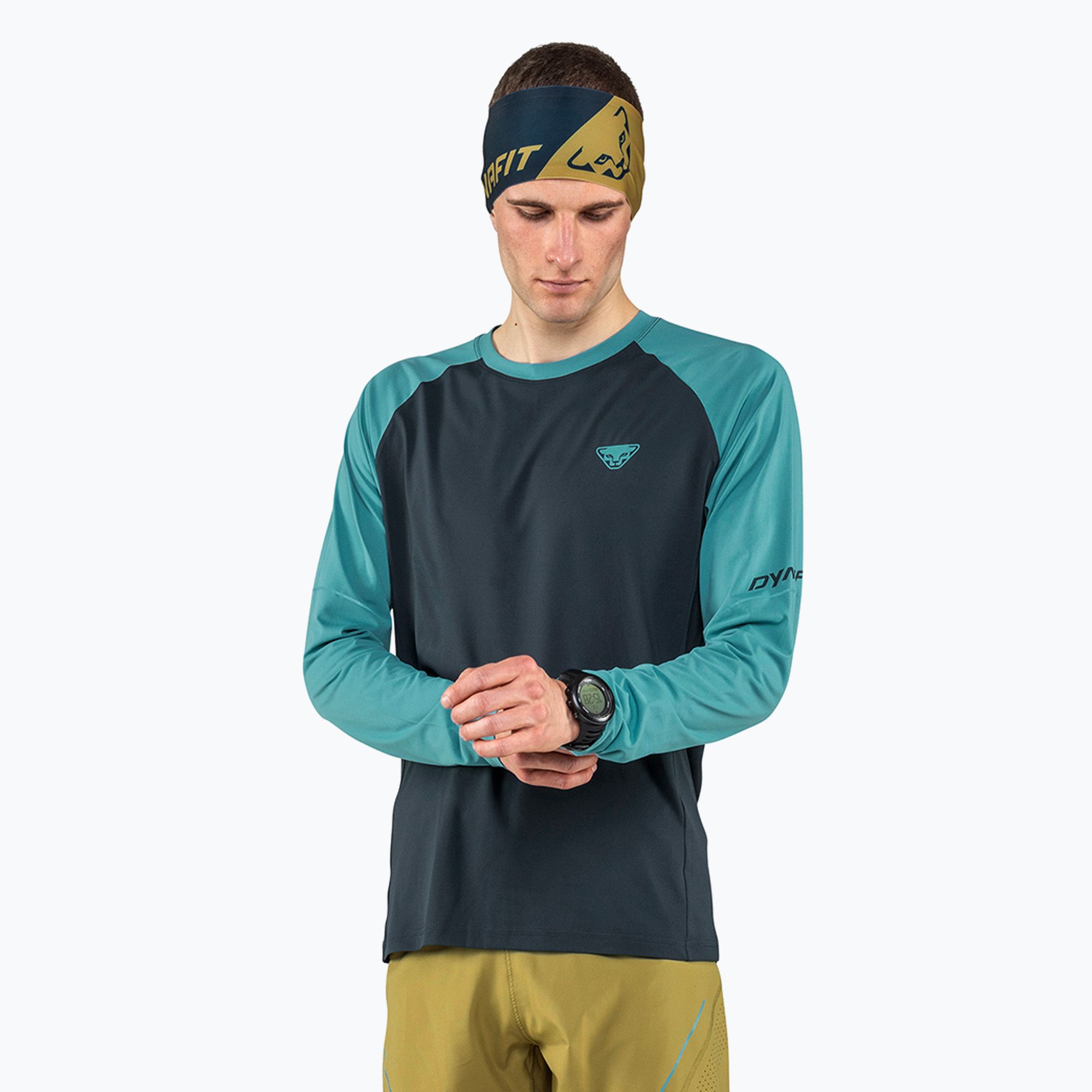 Longsleeve do biegania męski DYNAFIT Alpine Pro blueberry/storm blue 