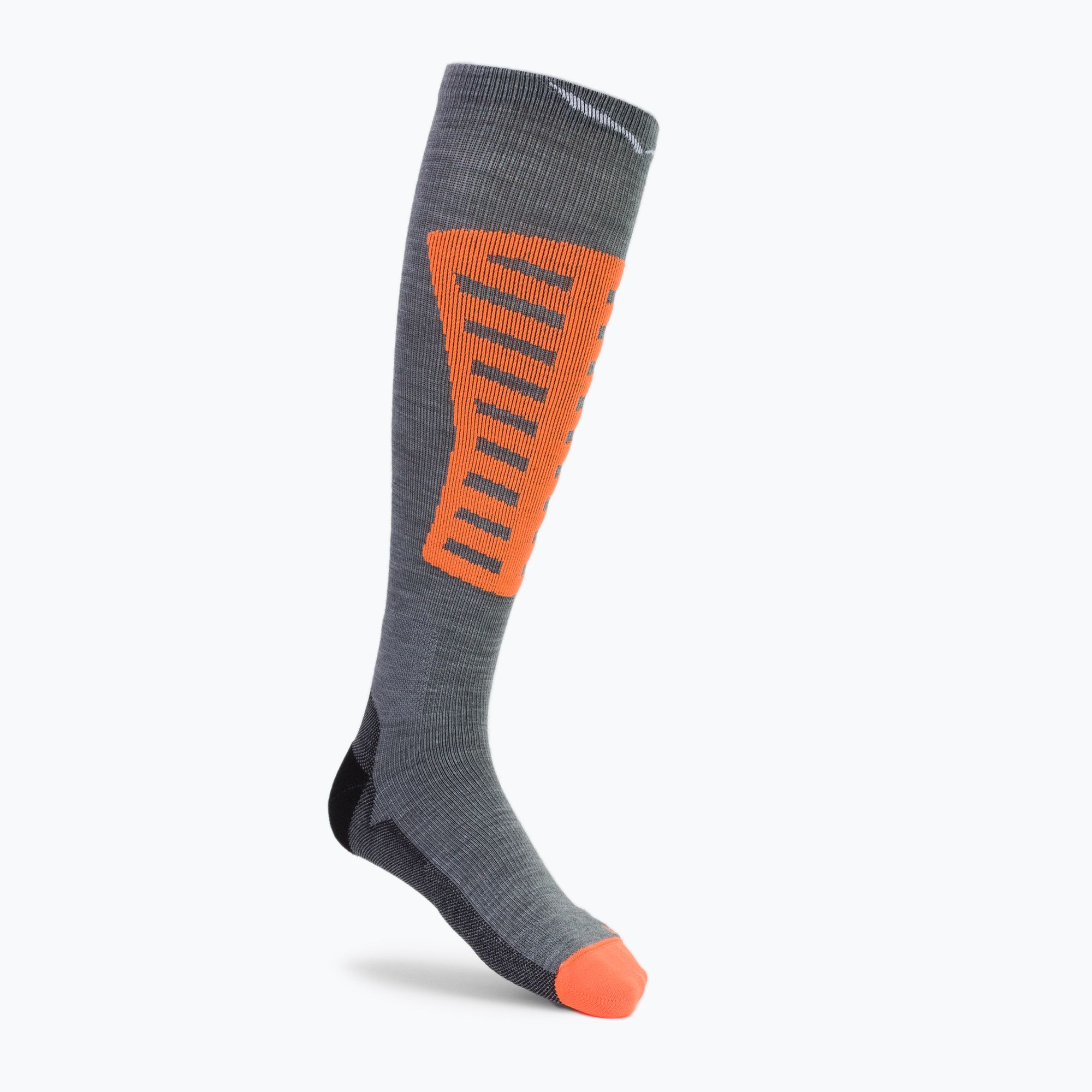 Skarpety męskie Salewa Sella Dryback grey melange/fluo orange 