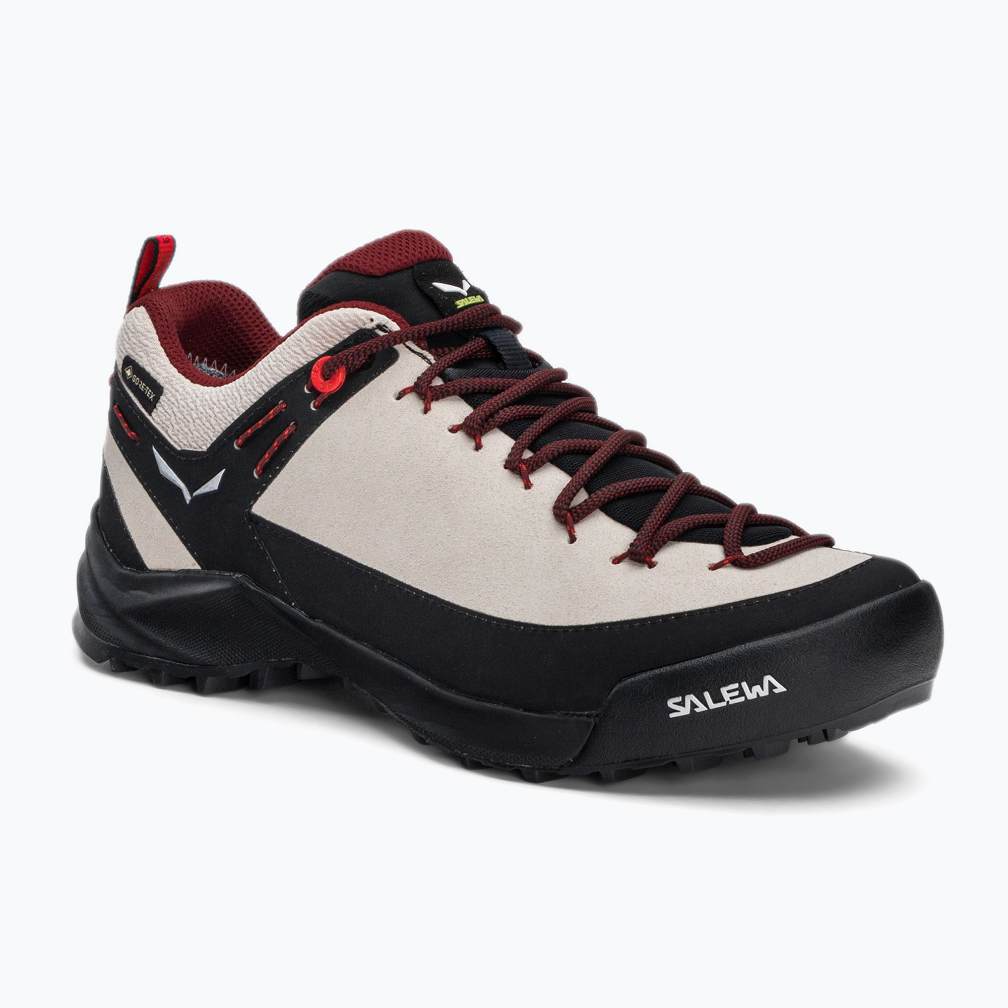 Buty podejściowe damskie Salewa Wildfire Leather GTX oatmeal/black 
