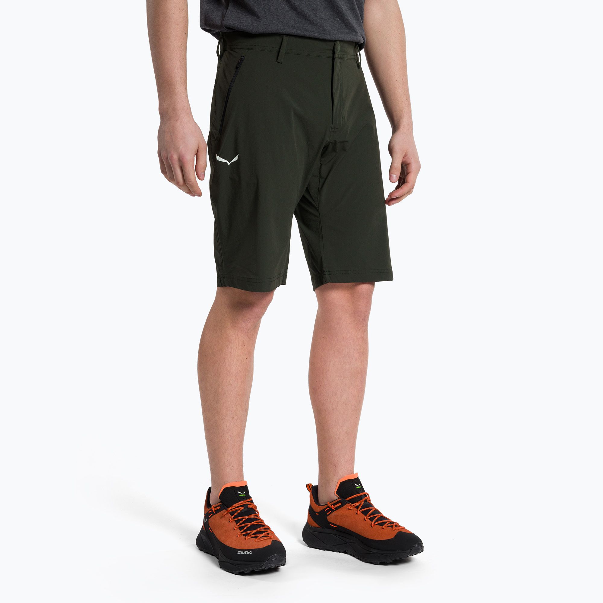 Spodenki trekkingowe męskie Salewa Talveno DST dark olive 