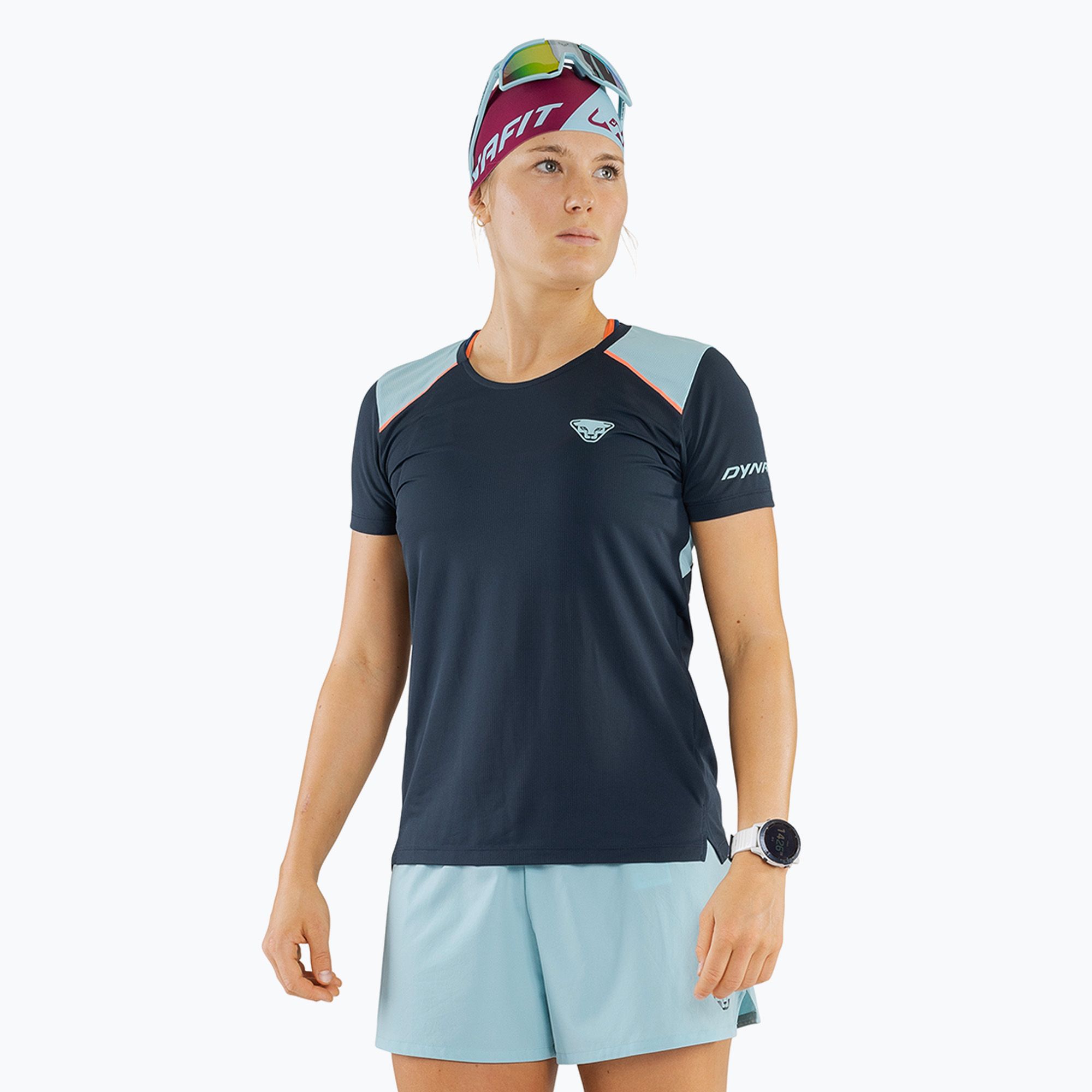 Koszulka do biegania damska DYNAFIT Sky blueberry marine blue 