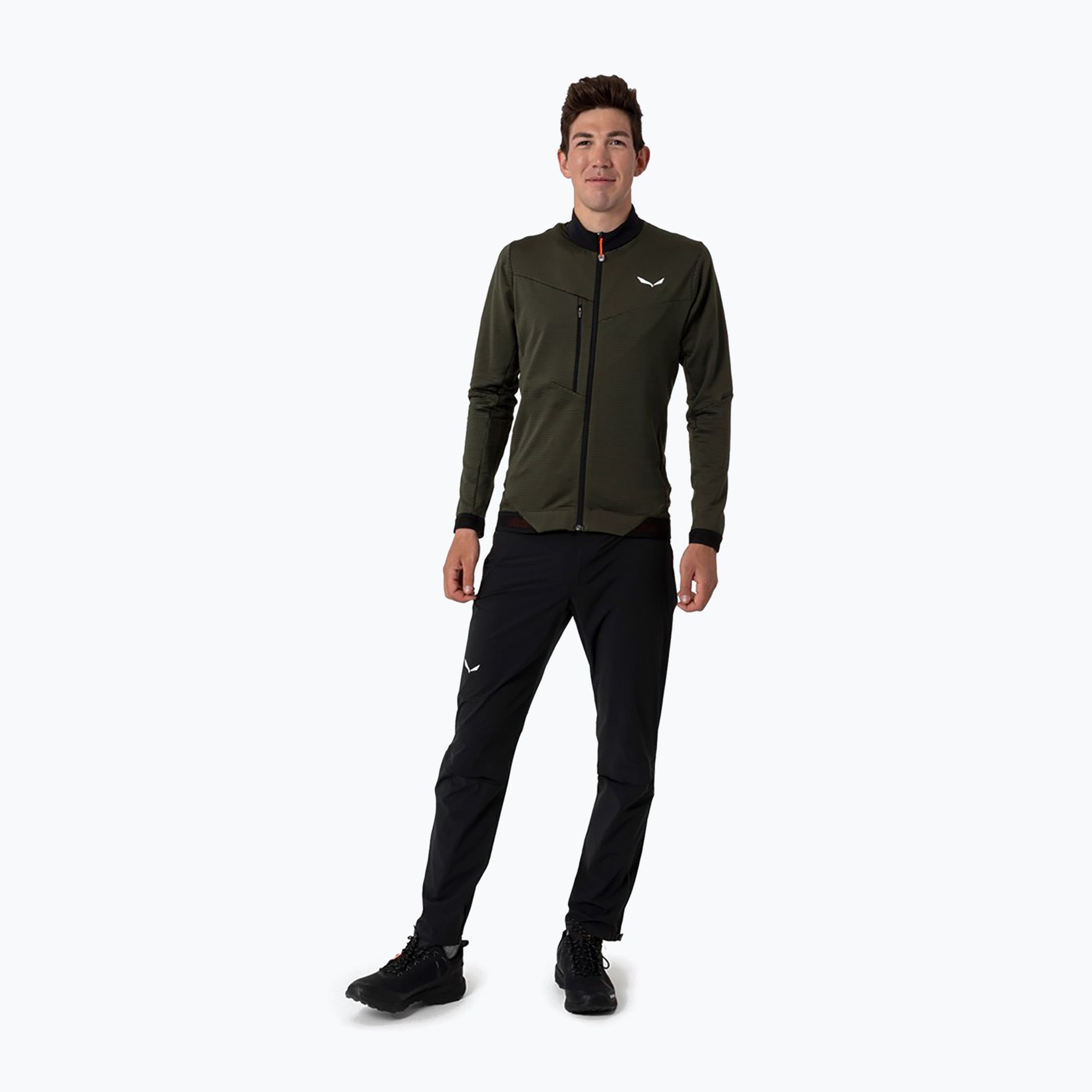 Bluza trekkingowa męska Salewa Pedroc PL 2 dark olive 