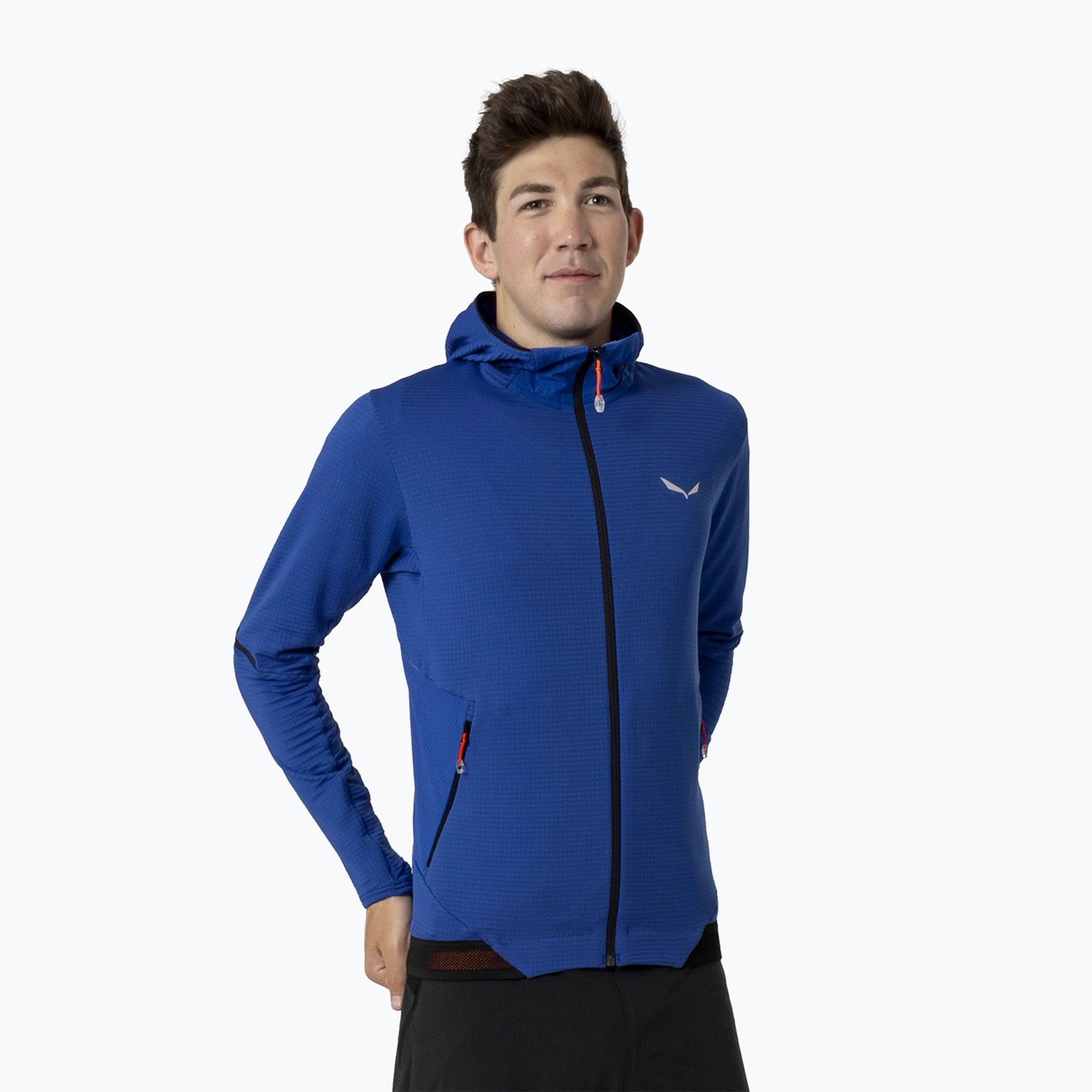 Bluza trekkingowa męska Salewa Pedroc PL Hooded electric 