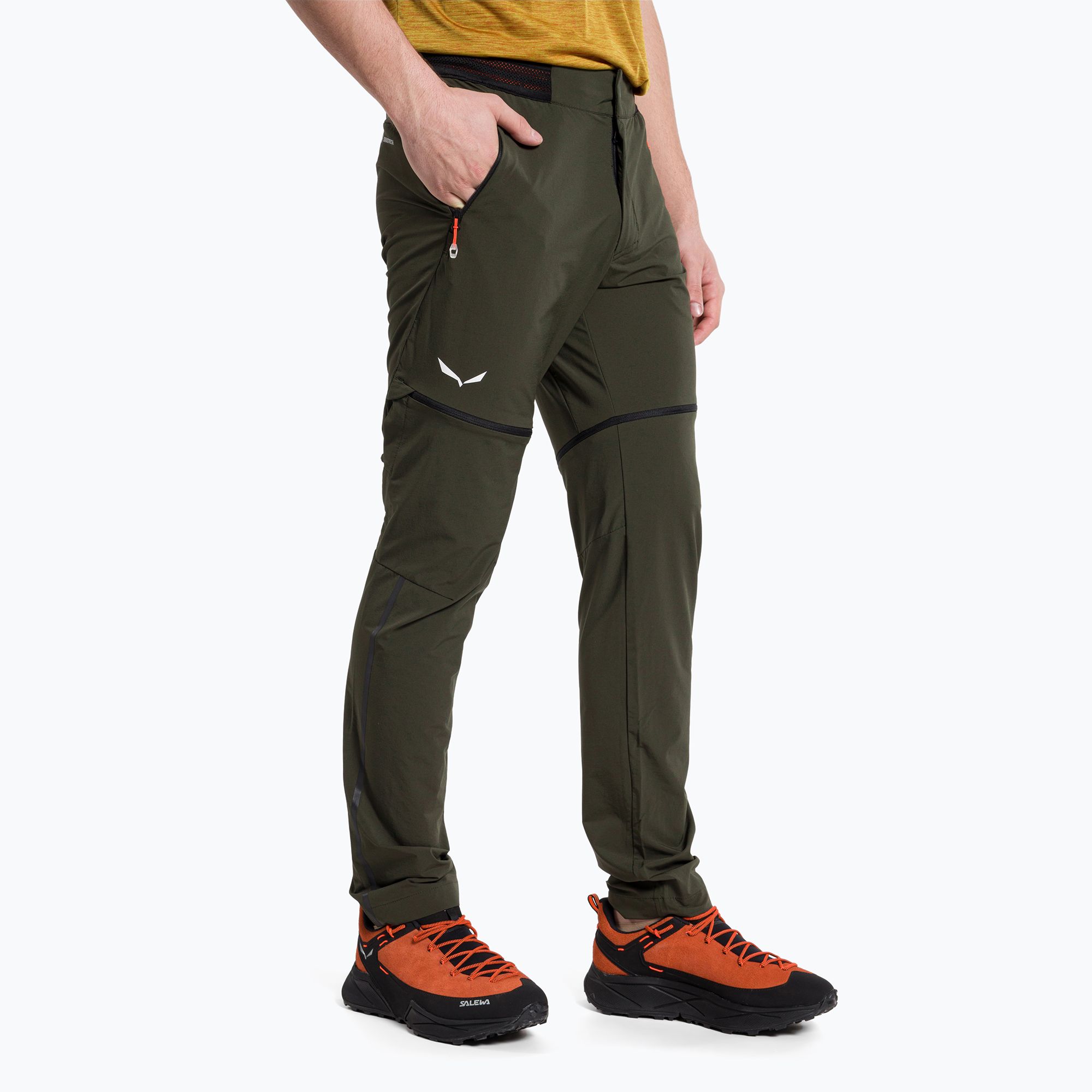 Spodnie trekkingowe męskie Salewa Pedroc 2 DST 2/1 dark olive 