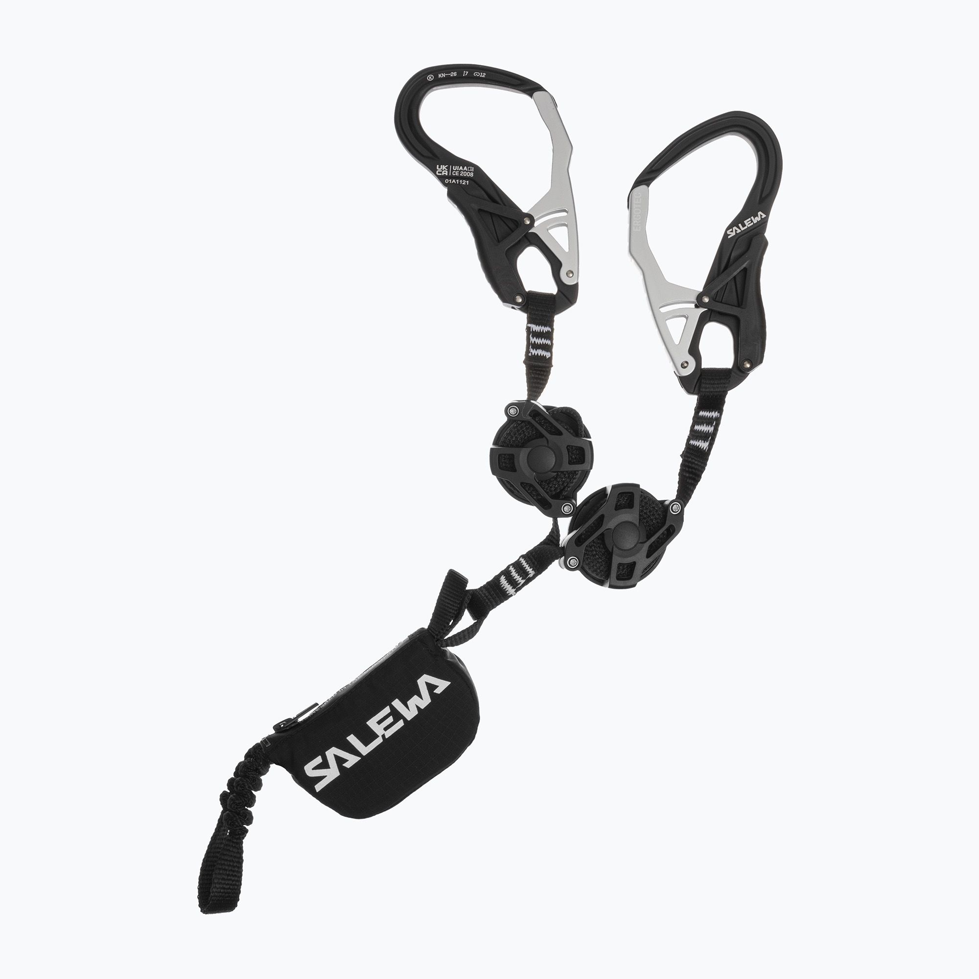 Lonża Salewa Via Ferrata Ergo Zip black 