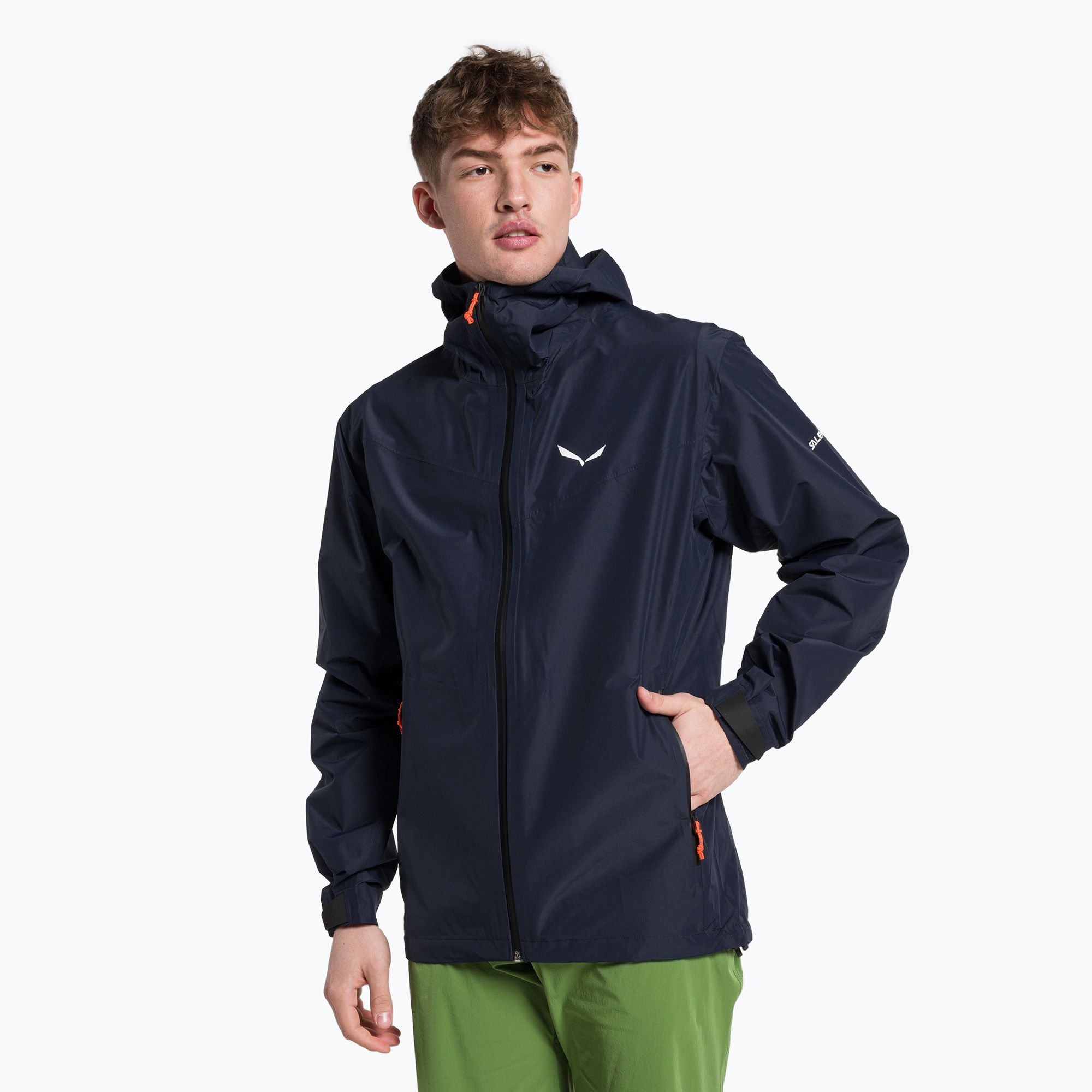 Kurtka przeciwdeszczowa męska Salewa Puez Aqua 4 PTX 2.5L navy blazer/0910 