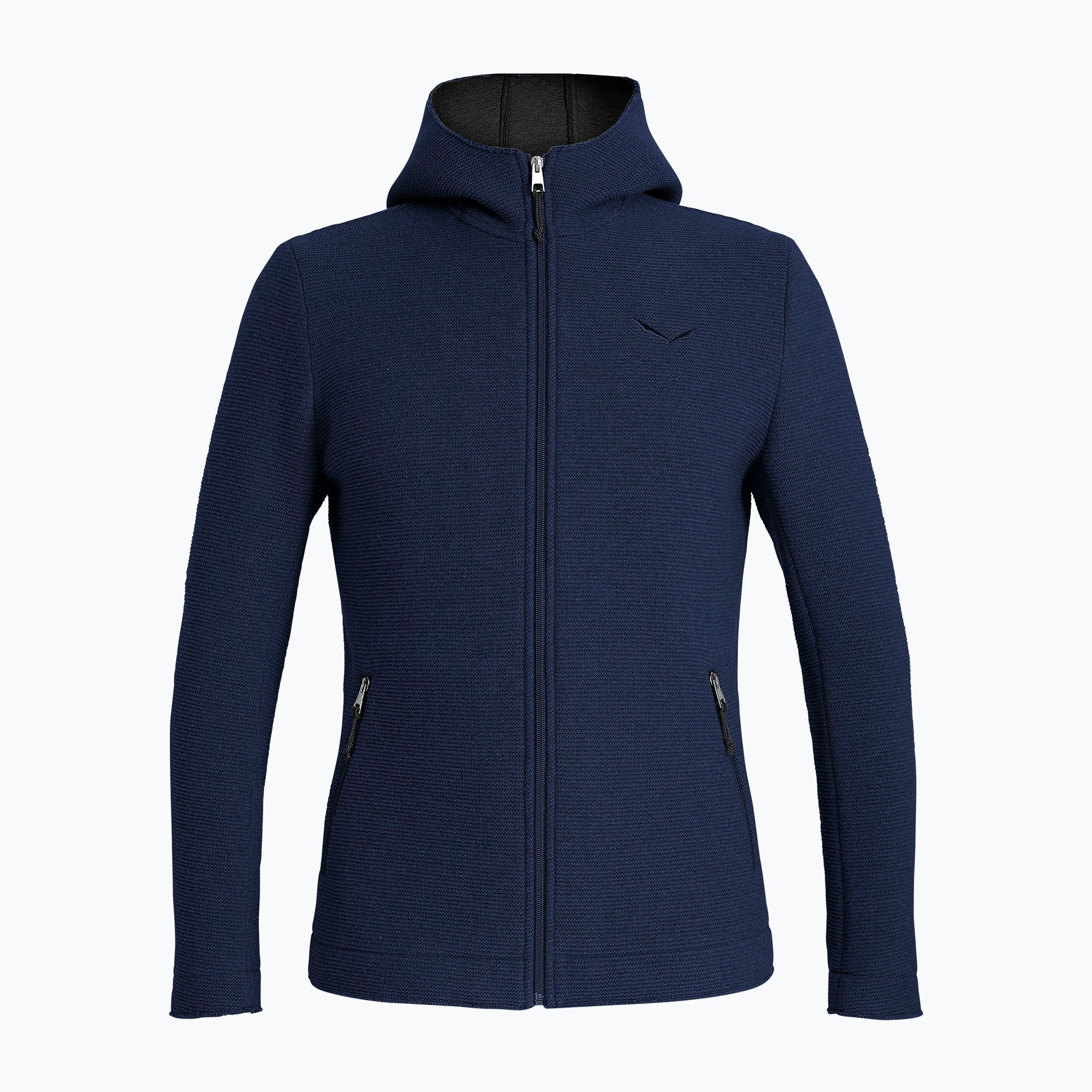 Bluza trekkingowa męska Salewa Sarner 2L Wool Fz Hoody navy blazer 